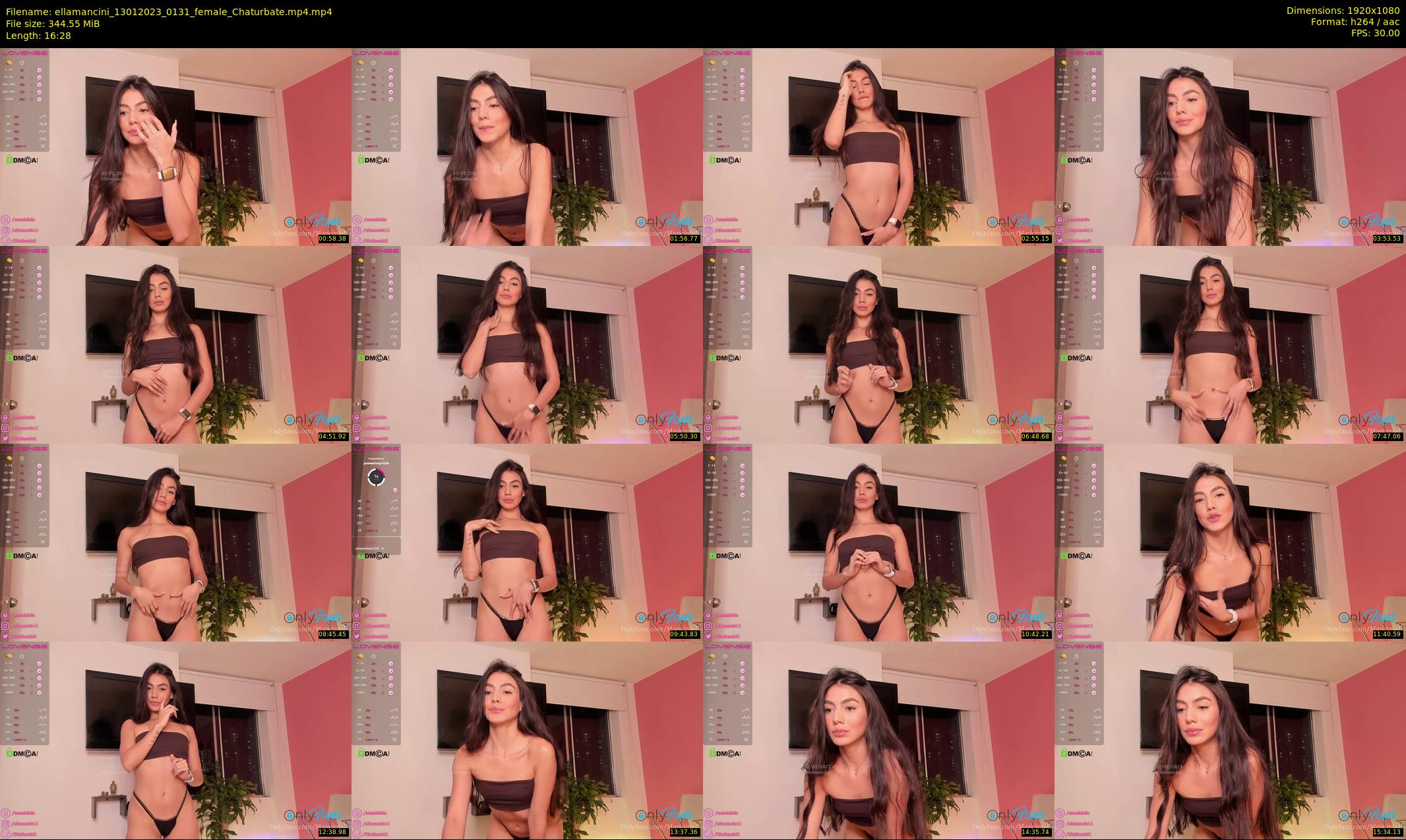 ellamancini — 17 minute Chaturbate female cam show recording, 1080p, Jan 13, 2023