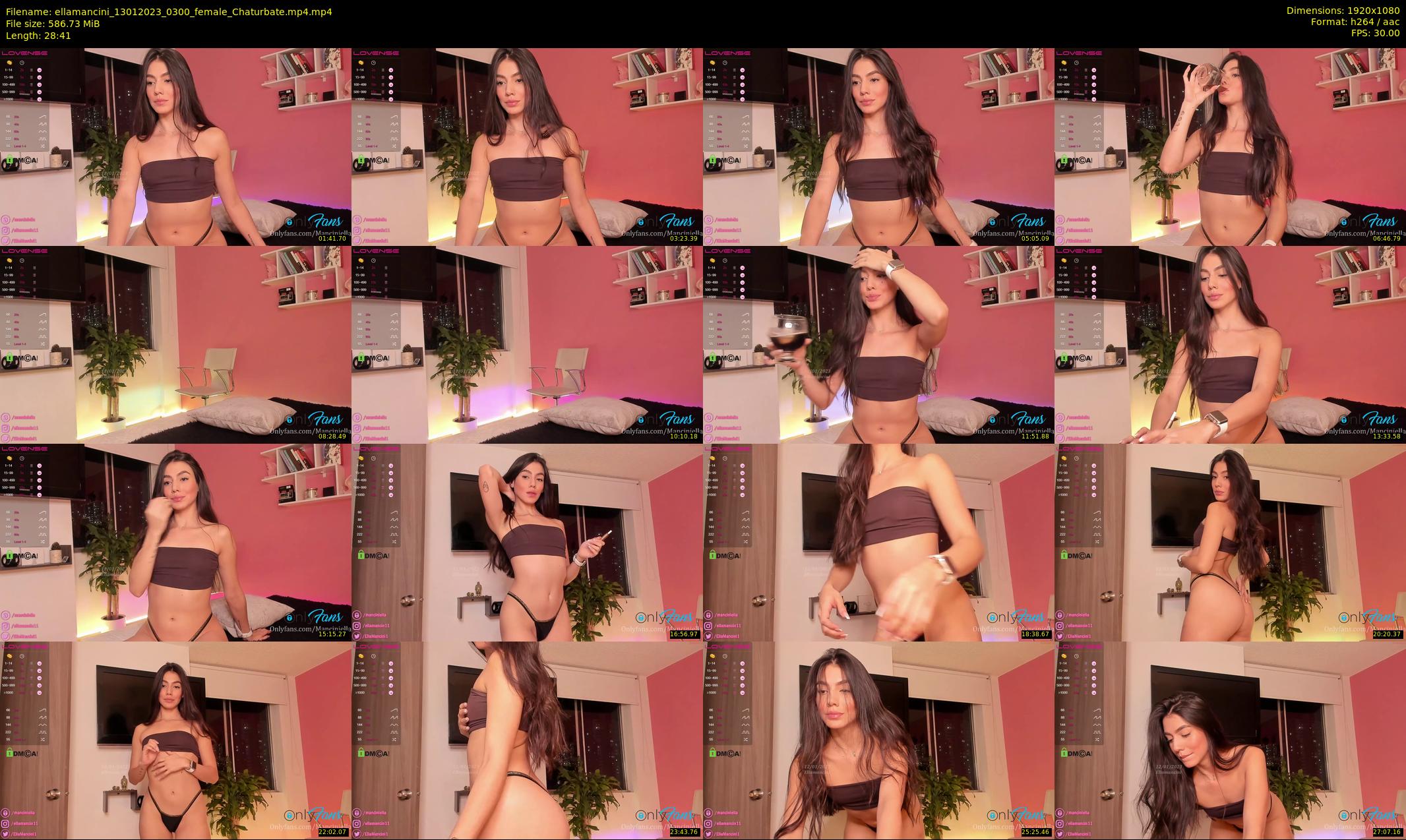 ellamancini — 29 minute Chaturbate female cam show recording, 1080p, Jan 13, 2023