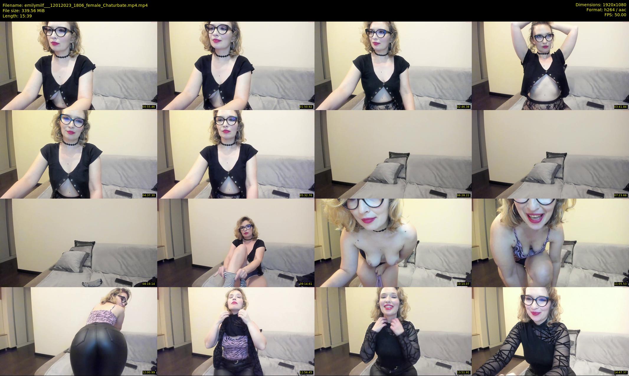 emilymilf__ — 16 minute Chaturbate female cam show recording, 1080p, Jan 12, 2023