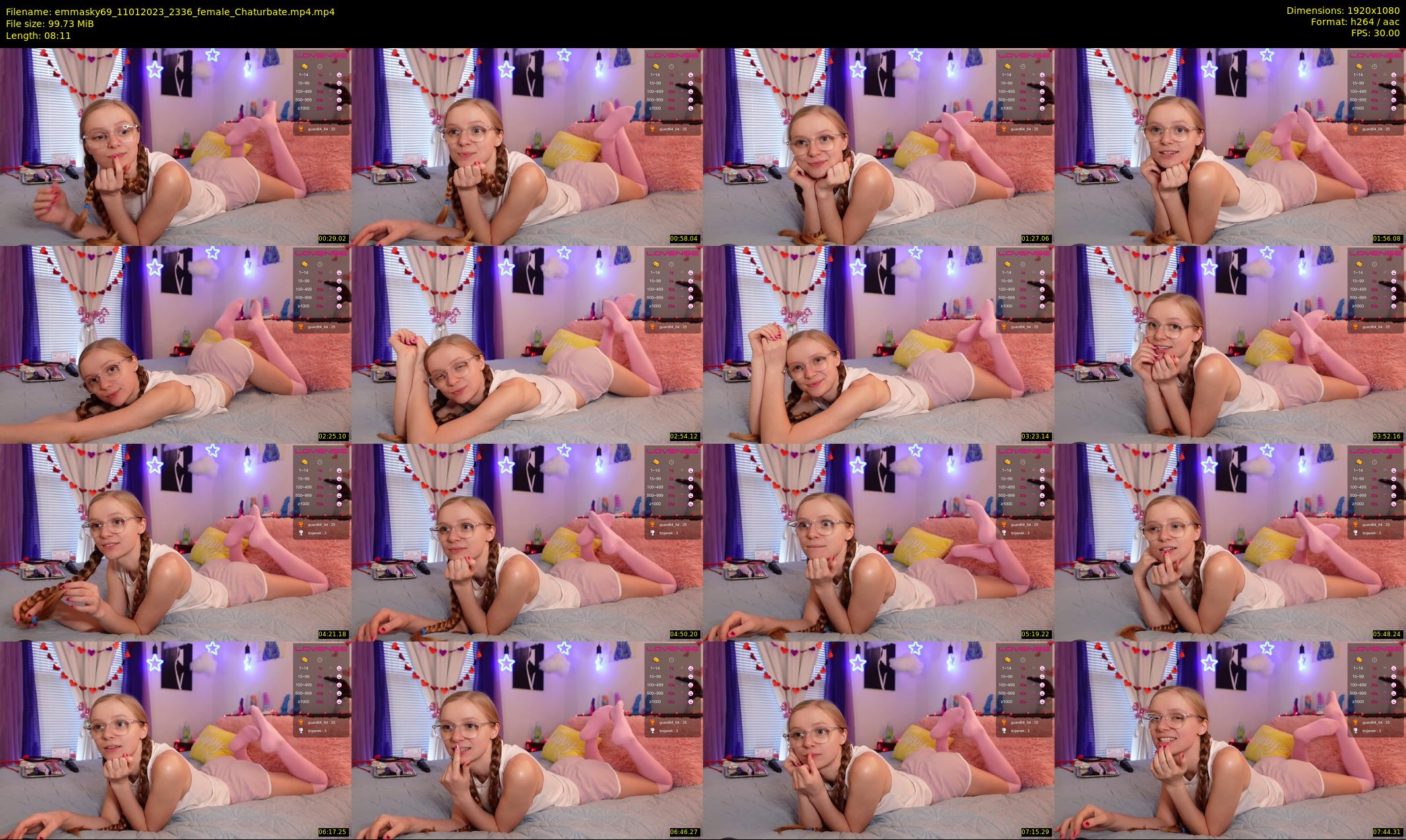 emmasky69 — 9 minute Chaturbate female cam show recording, 1080p, Jan 11, 2023