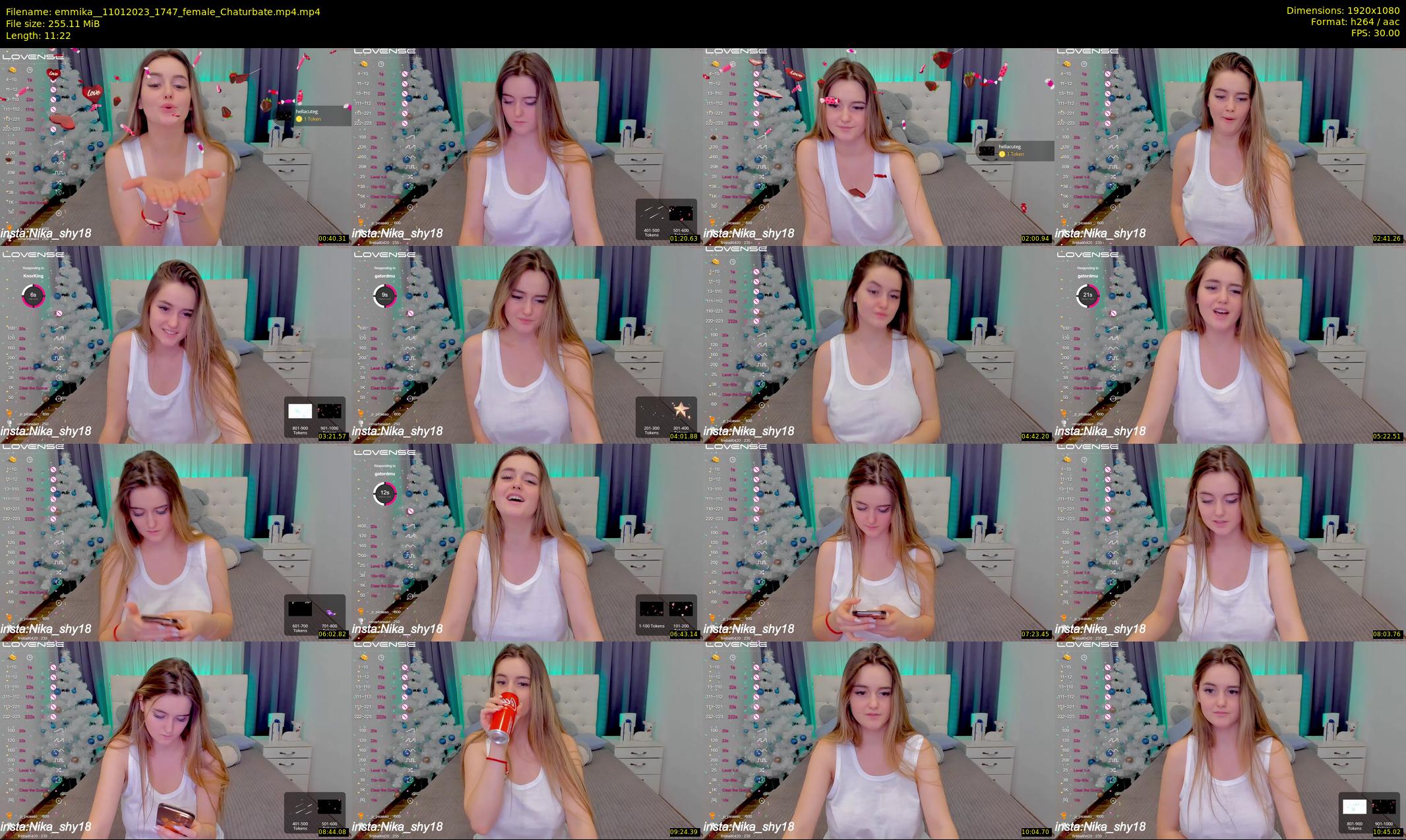 emmika_ — 12 minute Chaturbate female cam show recording, 1080p, Jan 11, 2023