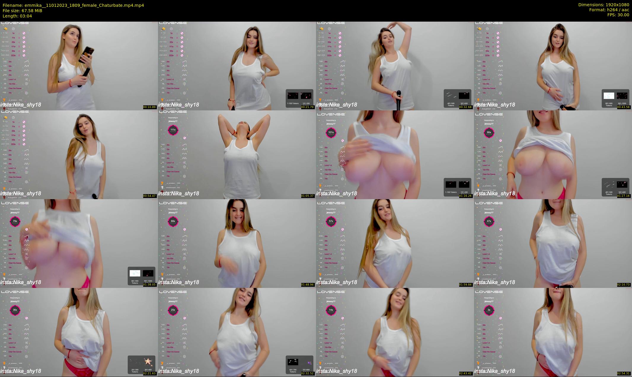 emmika_ — 4 minute Chaturbate female cam show recording, 1080p, Jan 11, 2023