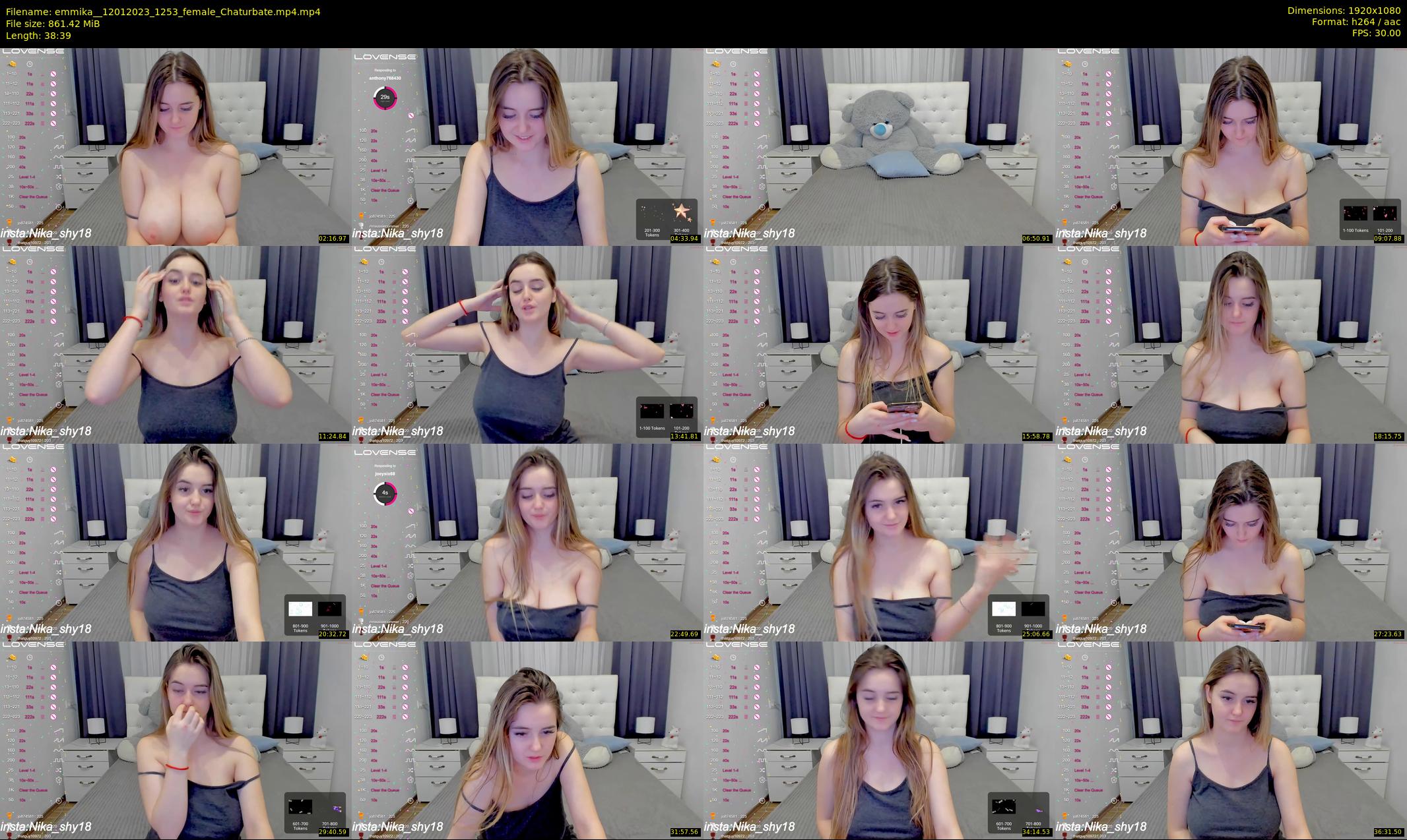 emmika_ — 39 minute Chaturbate female cam show recording, 1080p, Jan 12, 2023