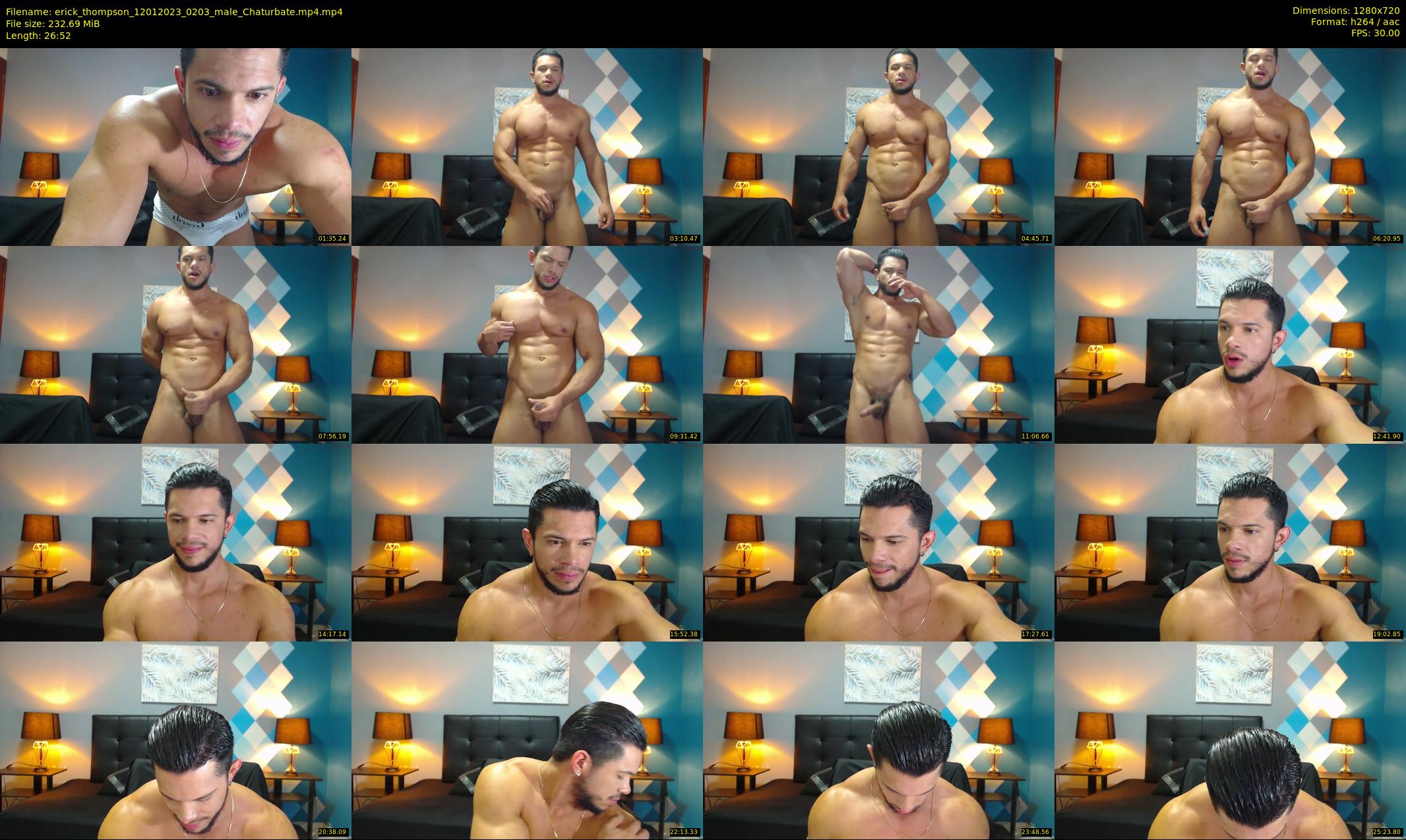 erick_thompson — 27 minute Chaturbate male cam show recording, 720p, Jan 12, 2023