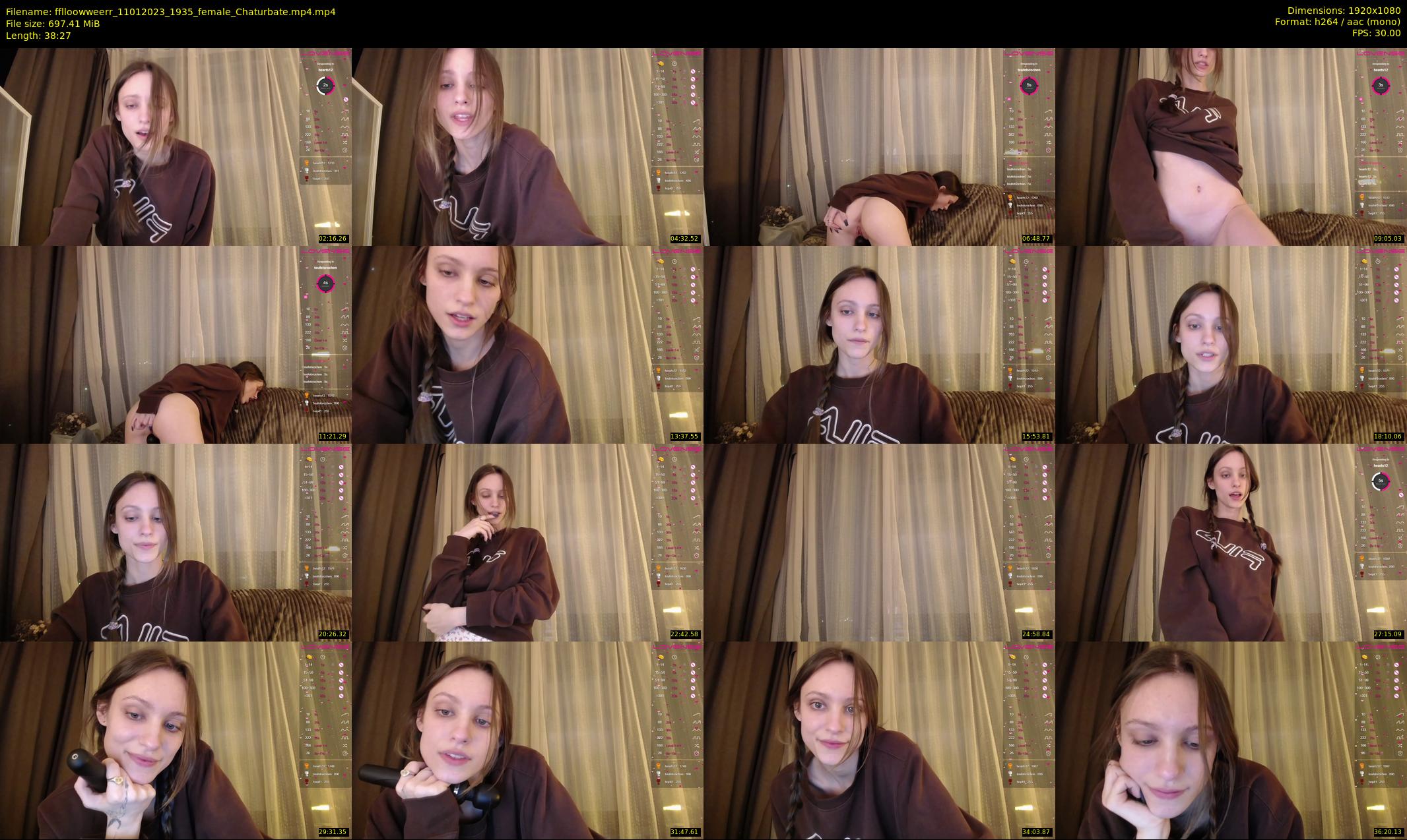 fflloowweerr — 39 minute Chaturbate couple cam show recording, 1080p, Jan 11, 2023