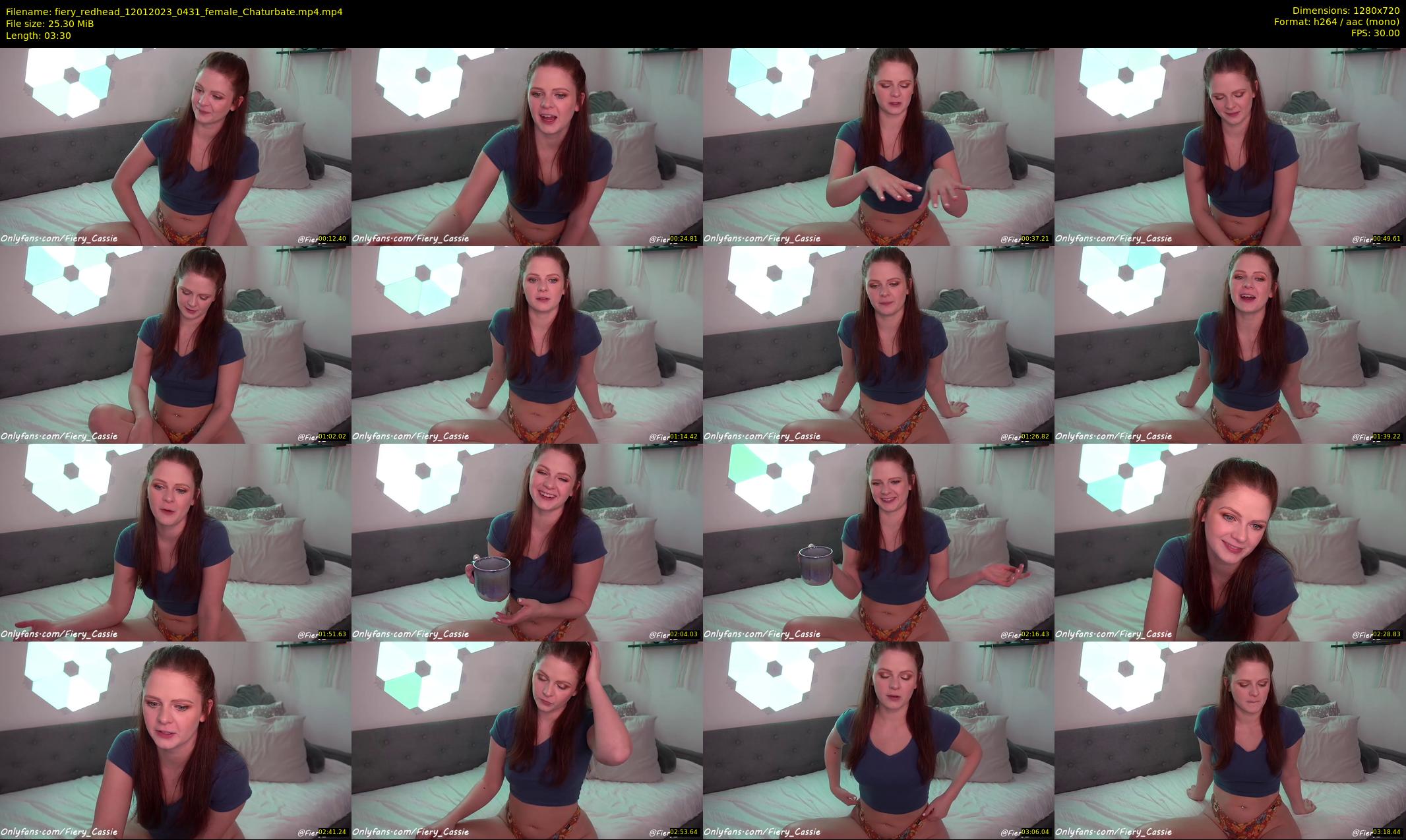 fiery_redhead — 4 minute Chaturbate female cam show recording, 720p, Jan 12, 2023