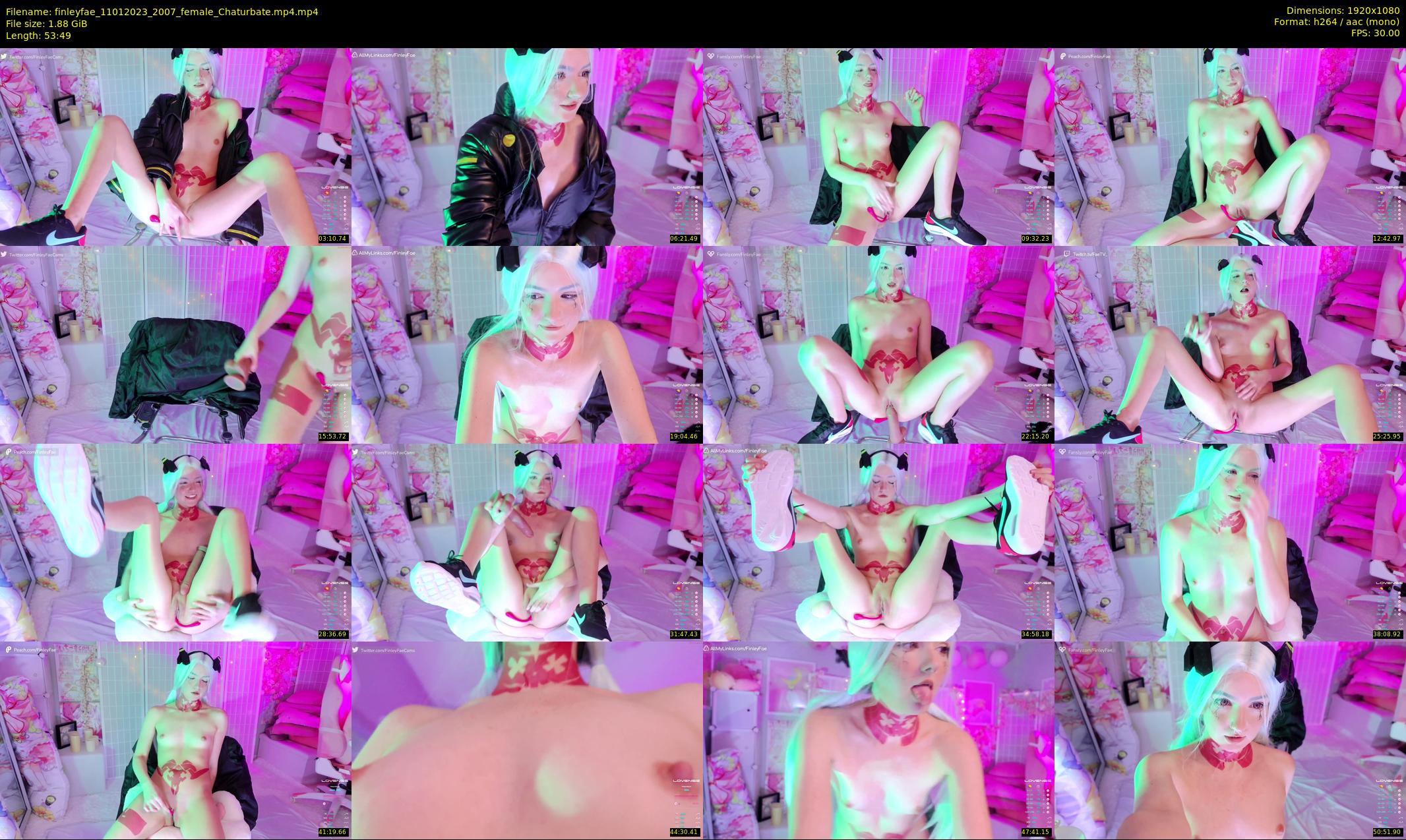 finleyfae — 54 minute Chaturbate female cam show recording, 1080p, Jan 11, 2023