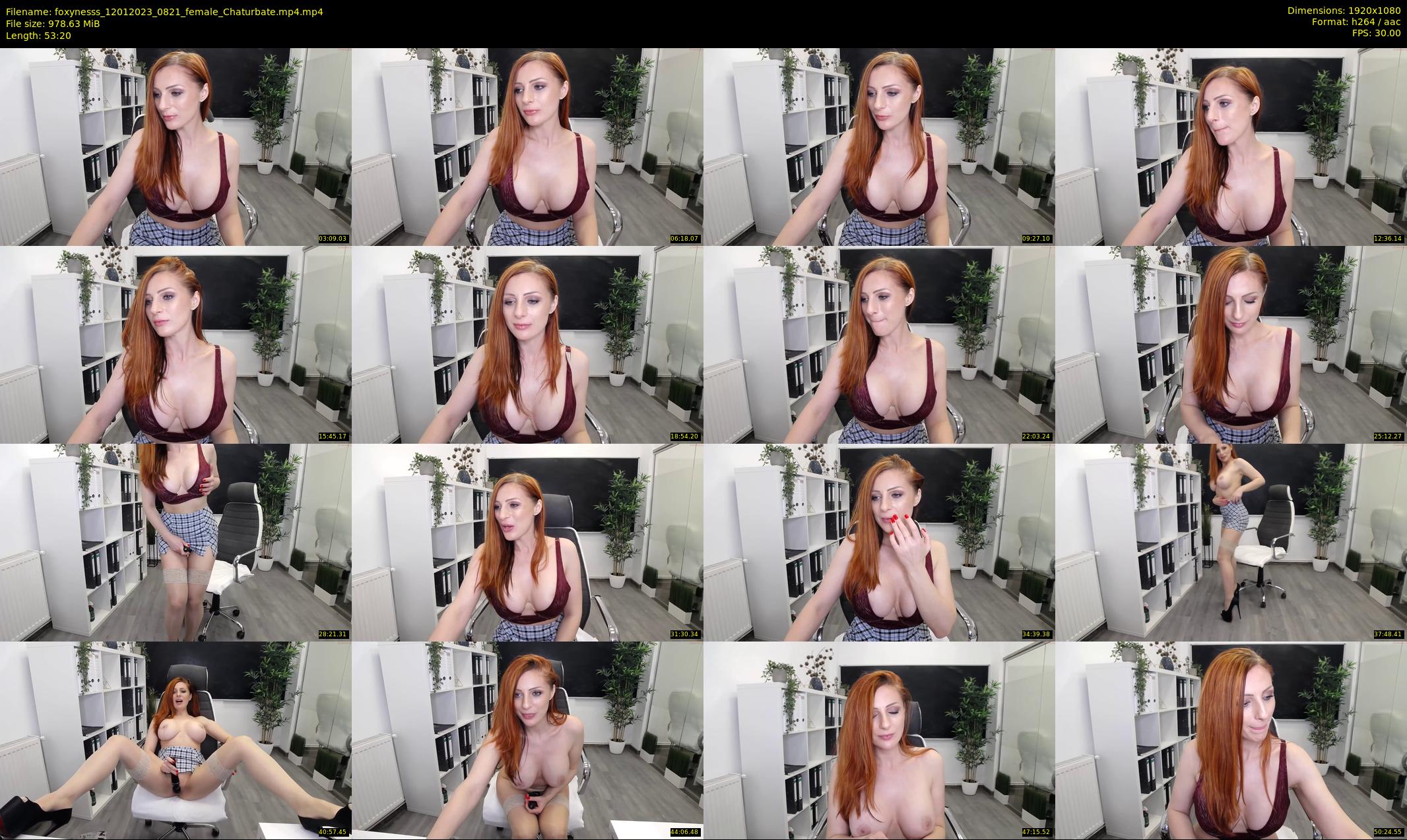 foxynesss — 54 minute Chaturbate female cam show recording, 1080p, Jan 12, 2023