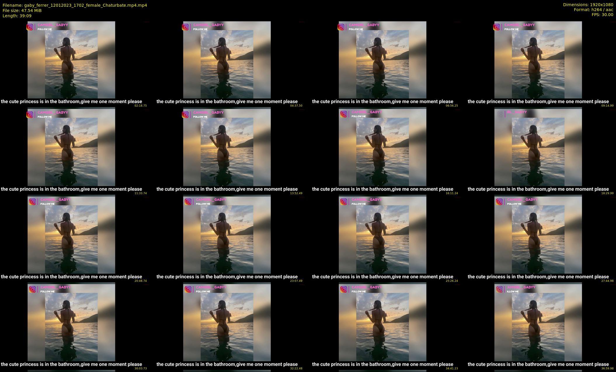 gaby_ferrer — 40 minute Chaturbate female cam show recording, 1080p, Jan 12, 2023