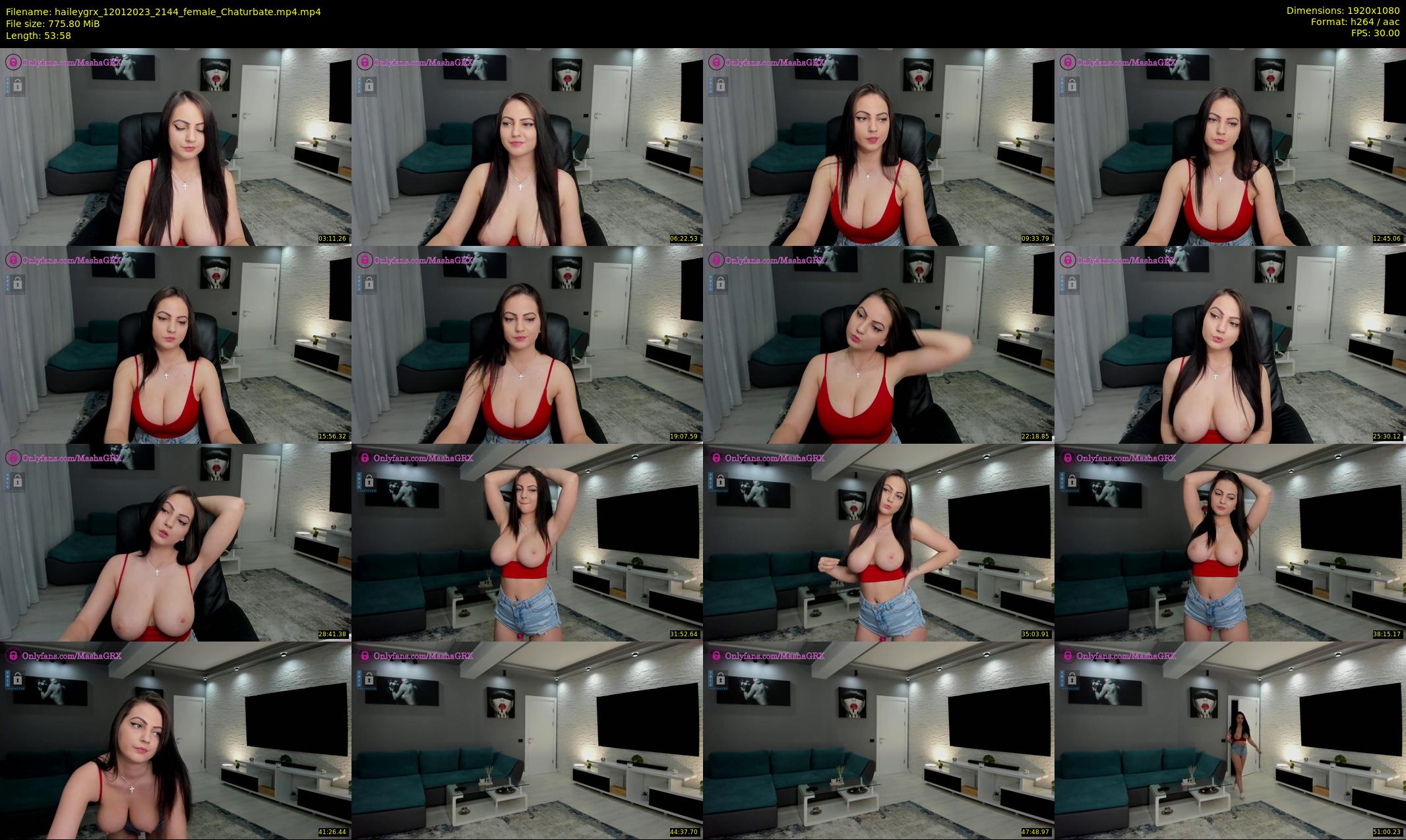 haileygrx — 54 minute Chaturbate female cam show recording, 1080p, Jan 12, 2023