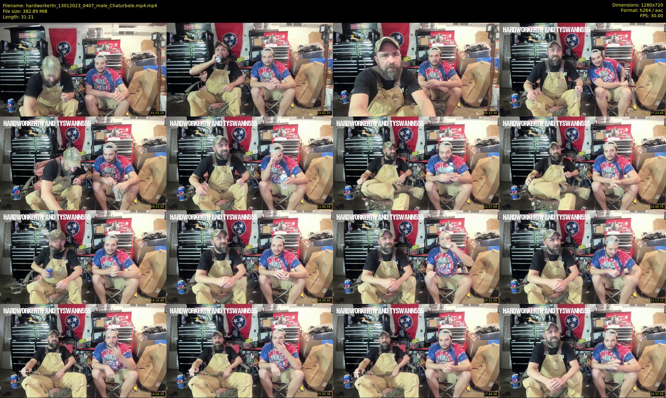 hardworkertn — 32 minute Chaturbate male cam show recording, 720p, Jan 13, 2023