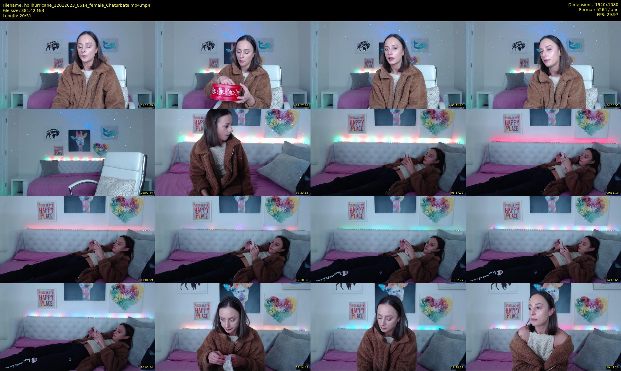 holihurricane — 21 minute Chaturbate female cam show recording, 1080p, Jan 12, 2023