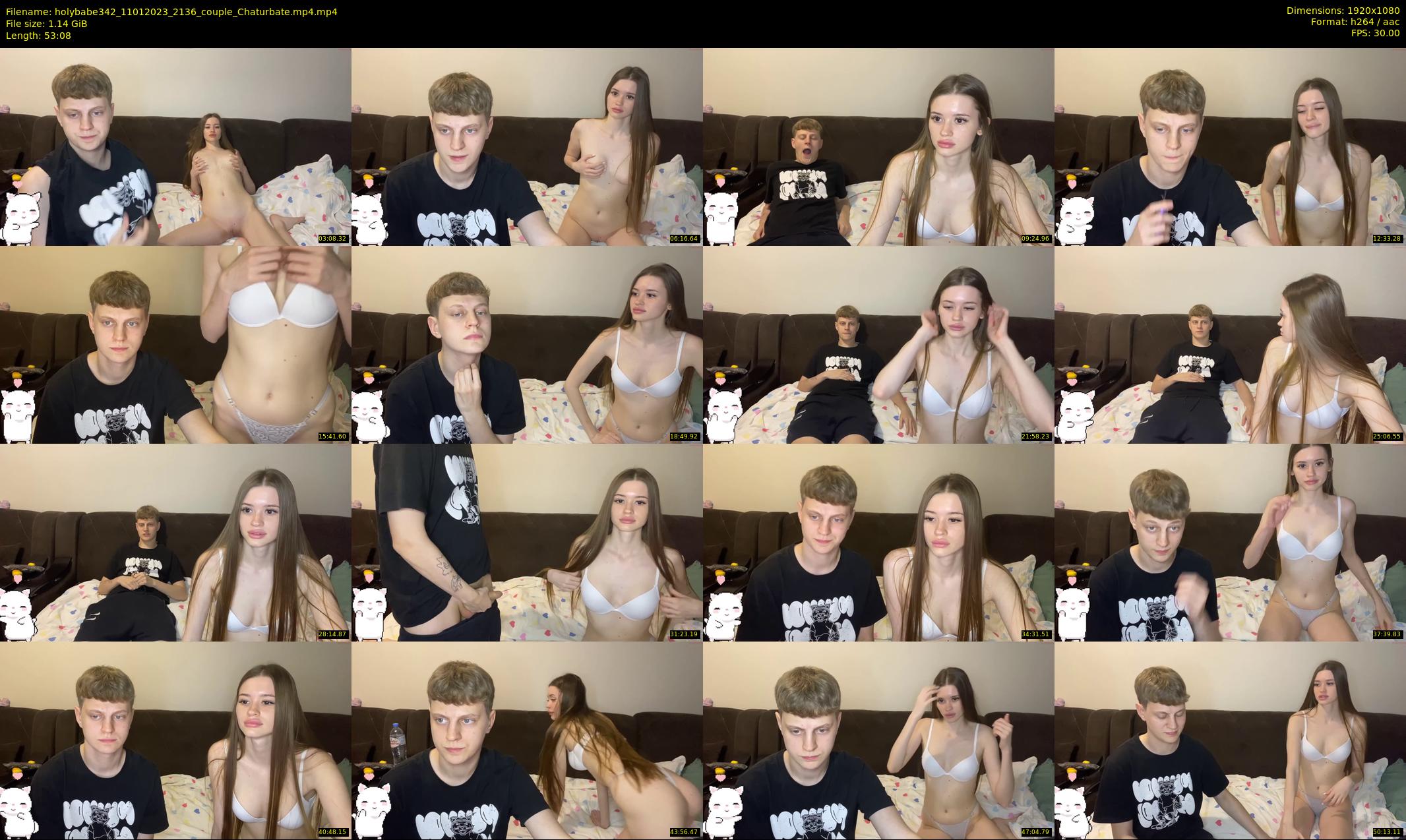 holybabe342 — 54 minute Chaturbate couple cam show recording, 1080p, Jan 11, 2023