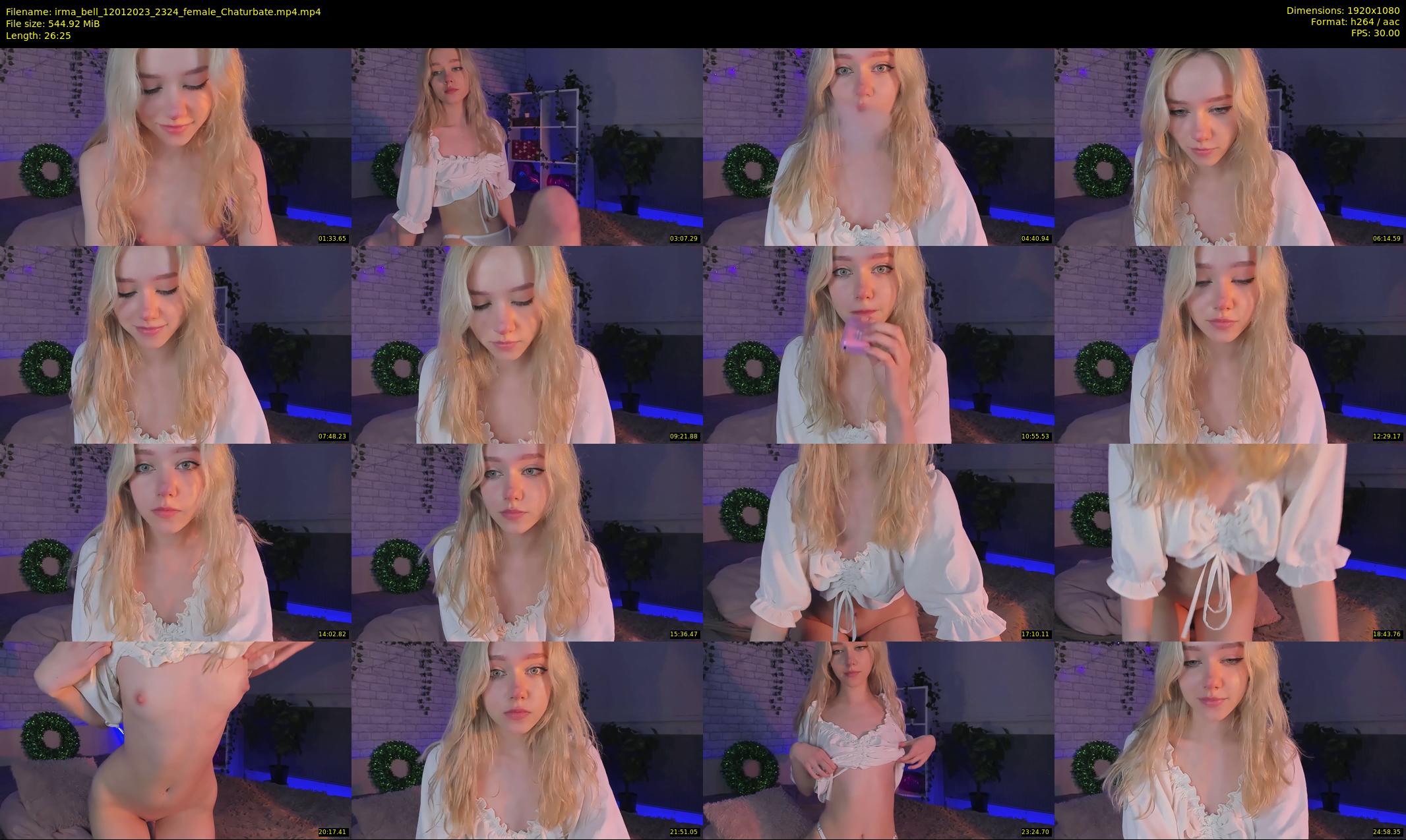 irma_bell — 27 minute Chaturbate female cam show recording, 1080p, Jan 12, 2023