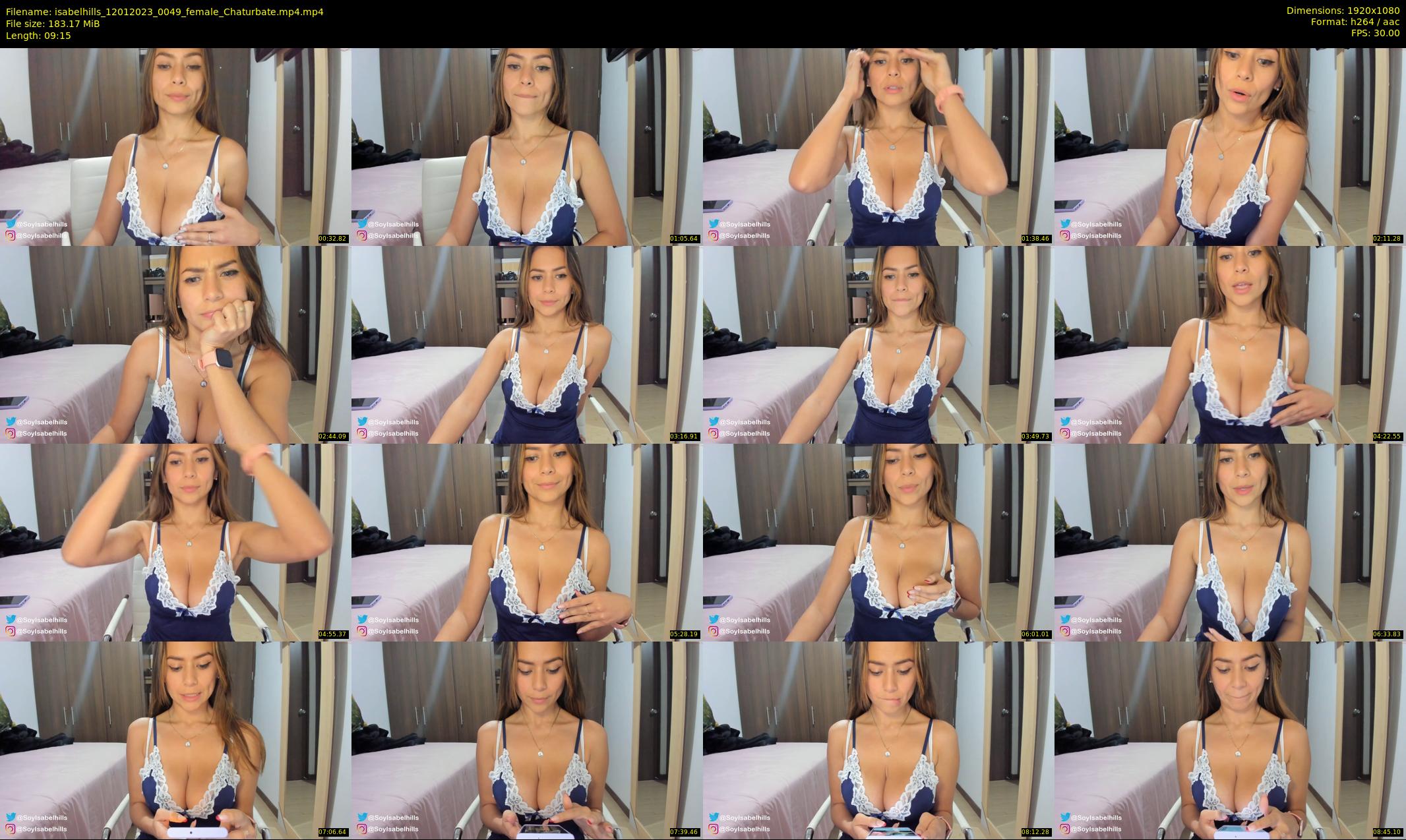 isabelhills — 10 minute Chaturbate female cam show recording, 1080p, Jan 12, 2023