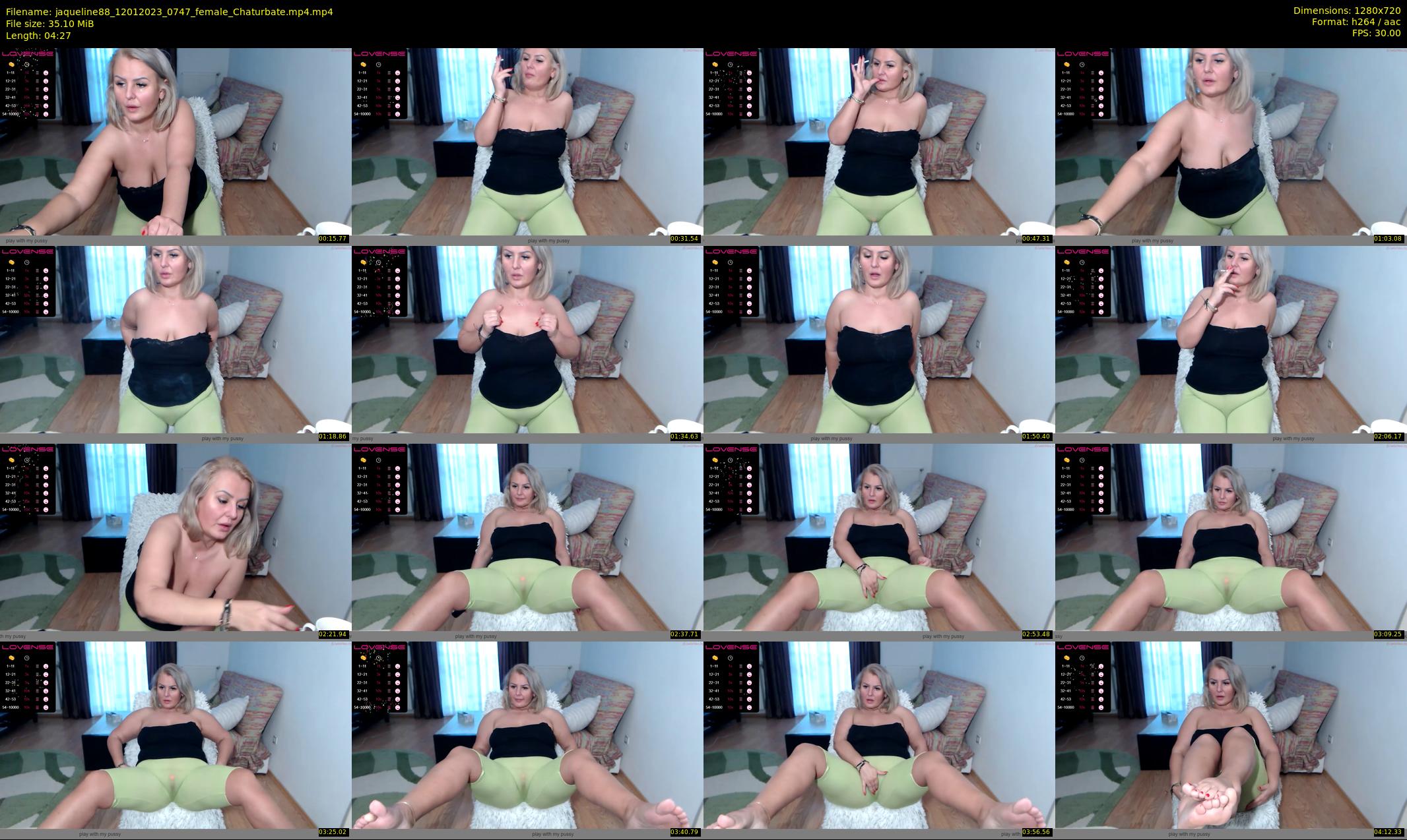 jaqueline88 — 5 minute Chaturbate female cam show recording, 720p, Jan 12, 2023