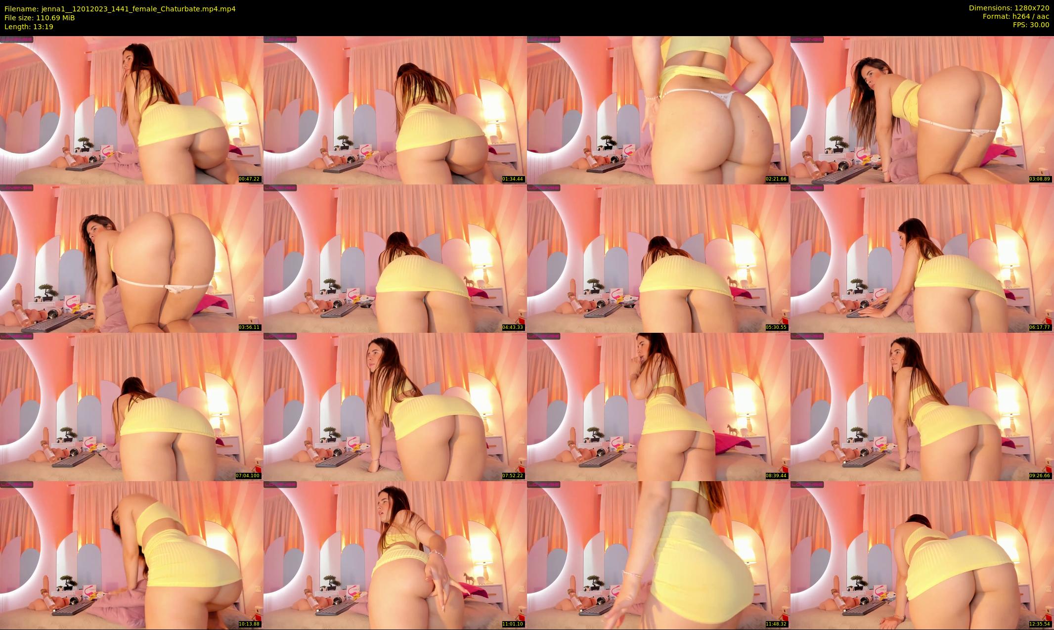 jenna1_ — 14 minute Chaturbate female cam show recording, 720p, Jan 12, 2023