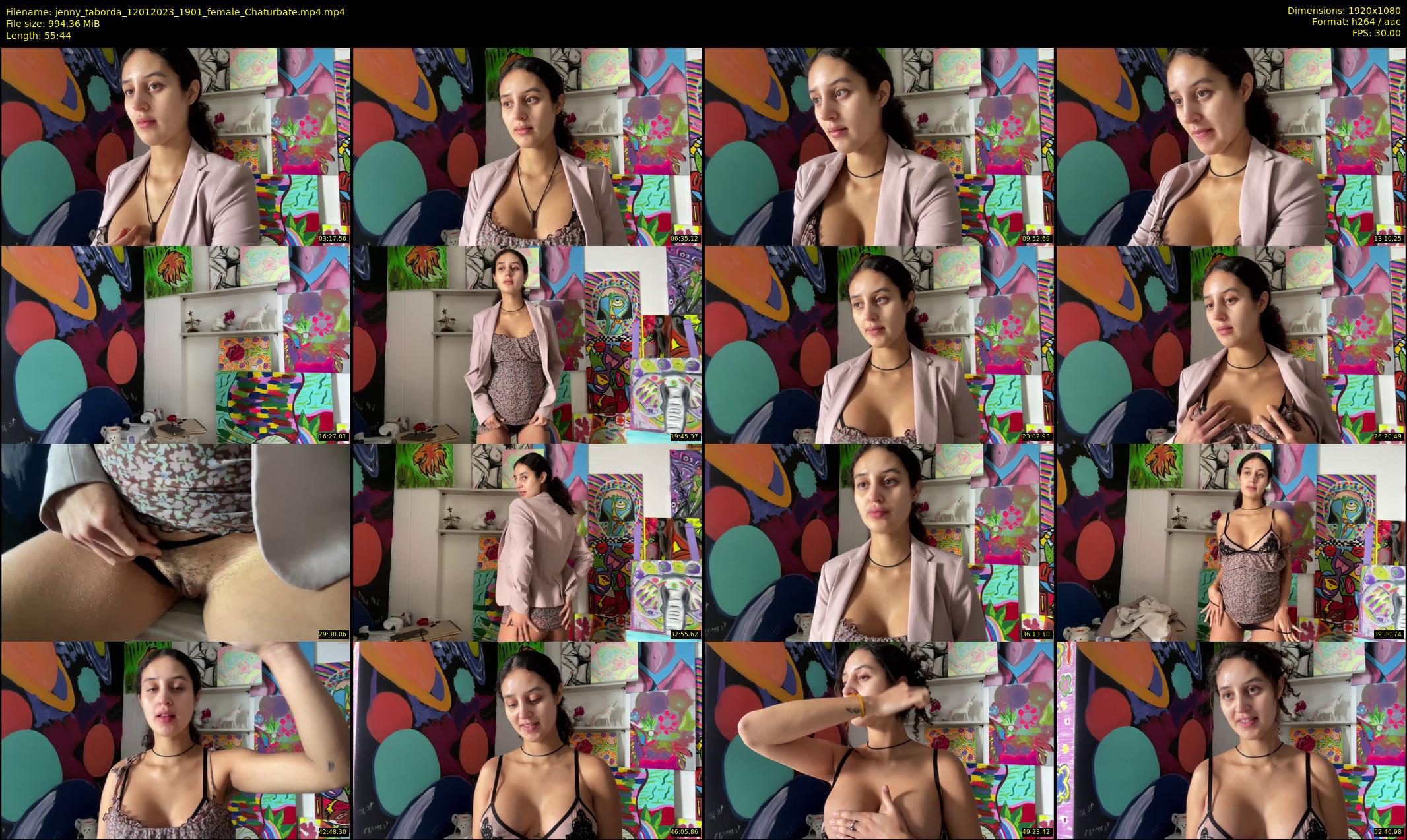 jenny_taborda — 56 minute Chaturbate female cam show recording, 1080p, Jan 12, 2023