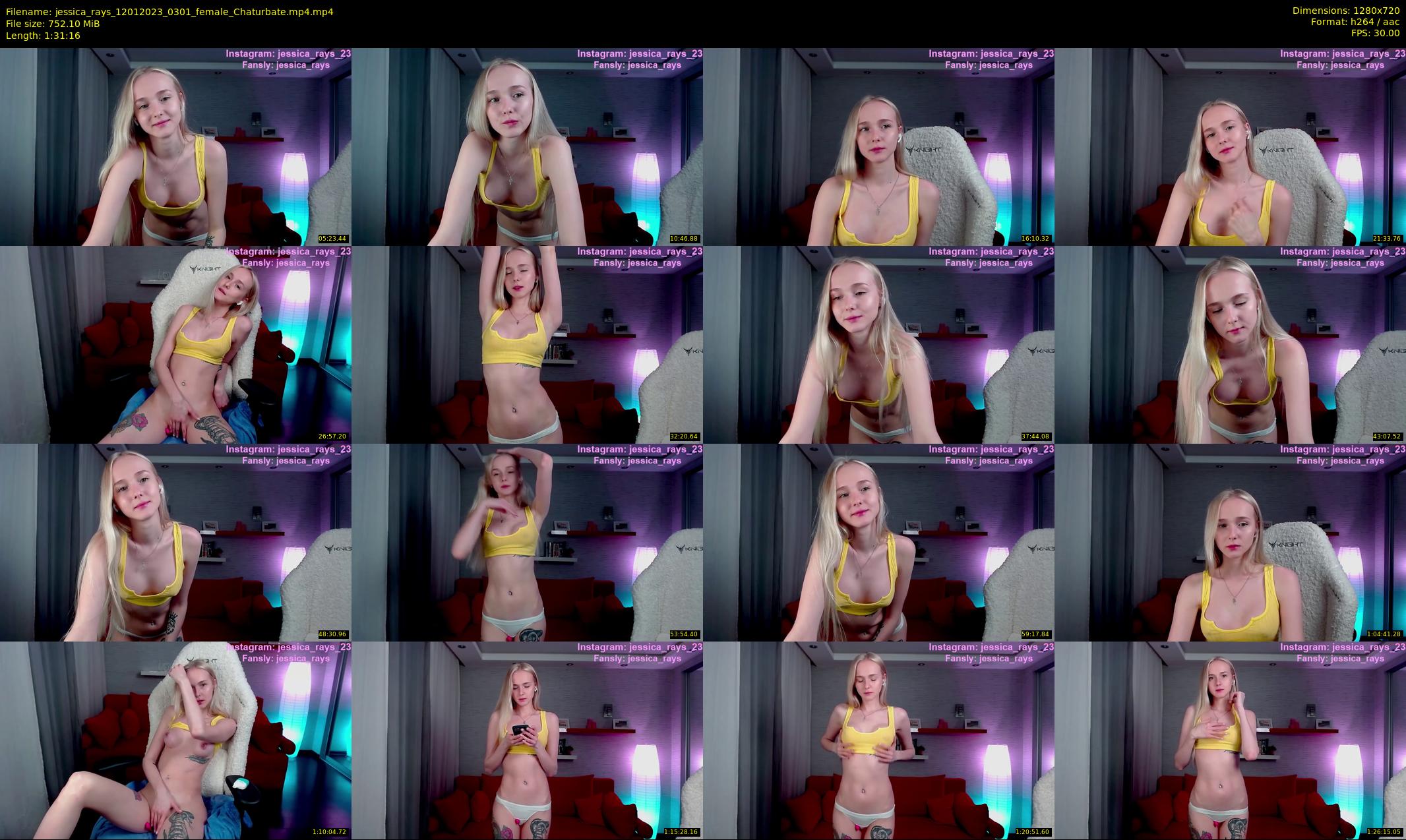jessica_rays — 92 minute Chaturbate couple cam show recording, 720p, Jan 12, 2023
