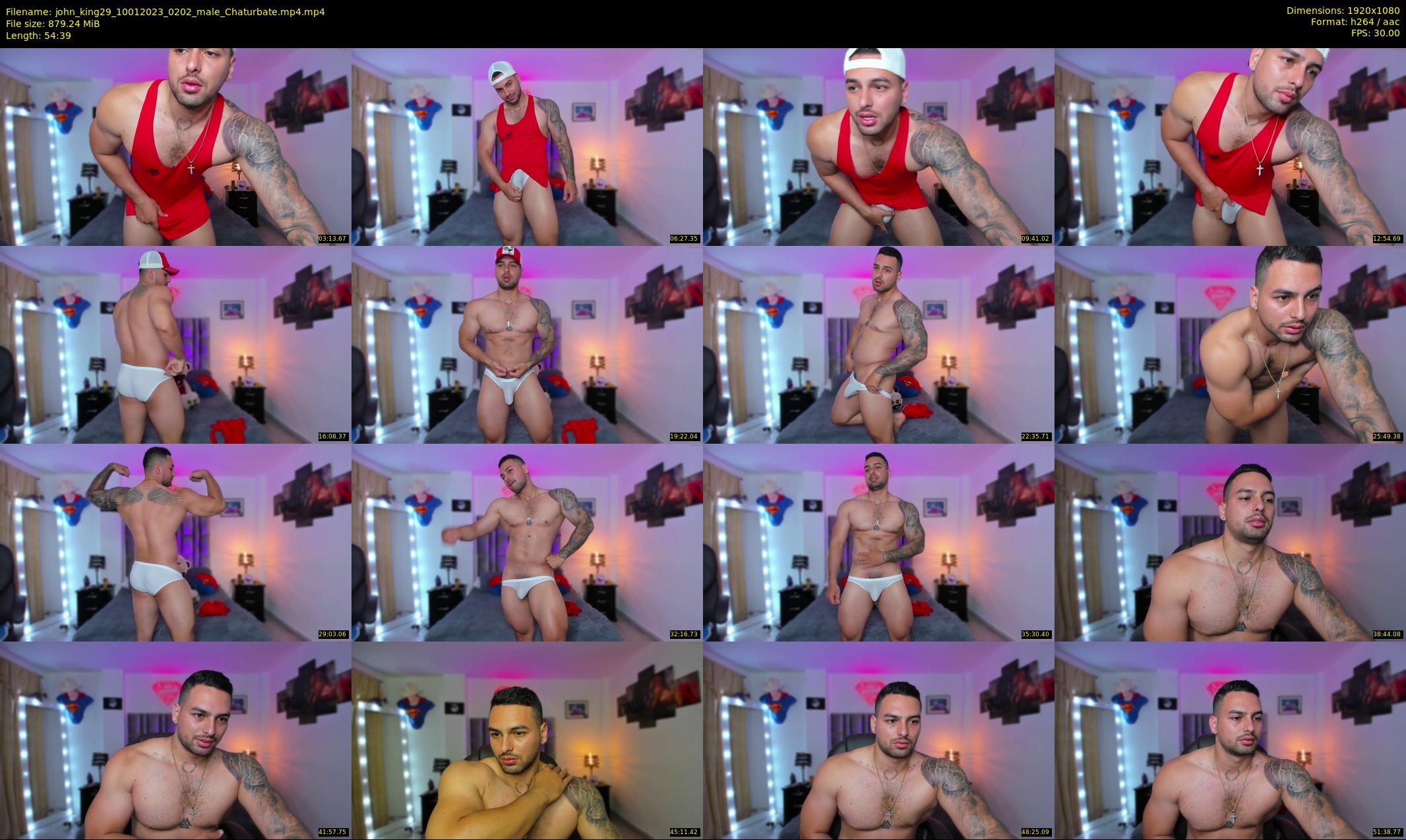 john_king29 — 55 minute Chaturbate male cam show recording, 1080p, Jan 10, 2023