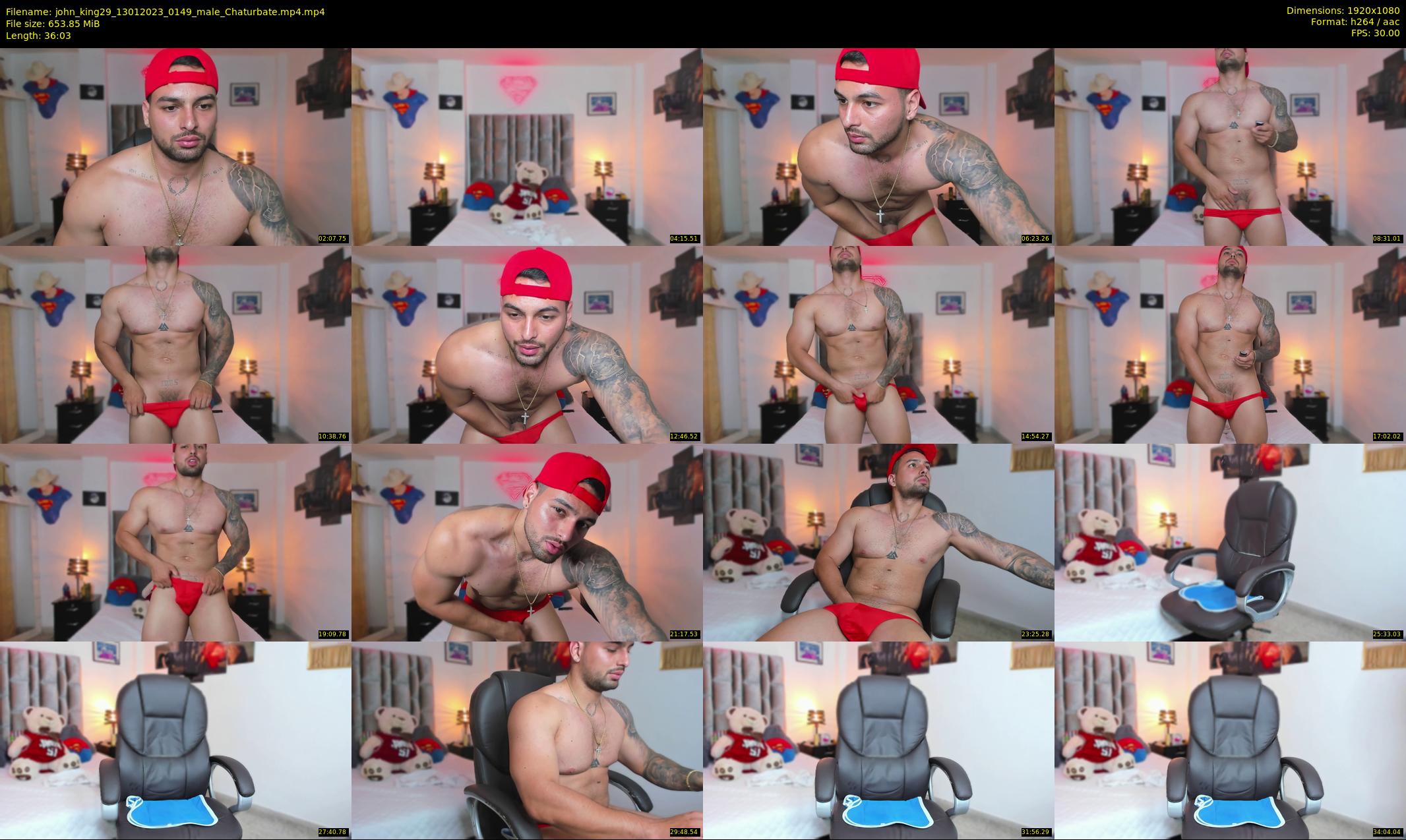 john_king29 — 37 minute Chaturbate male cam show recording, 1080p, Jan 13, 2023