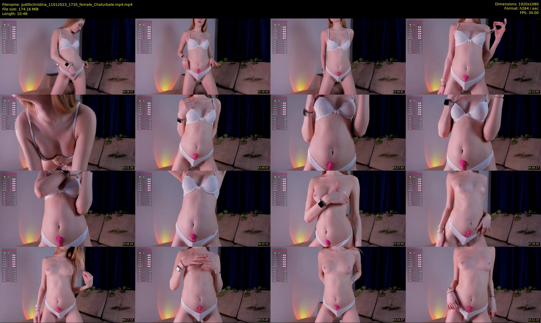 judithchristina — 11 minute Chaturbate female cam show recording, 1080p, Jan 11, 2023