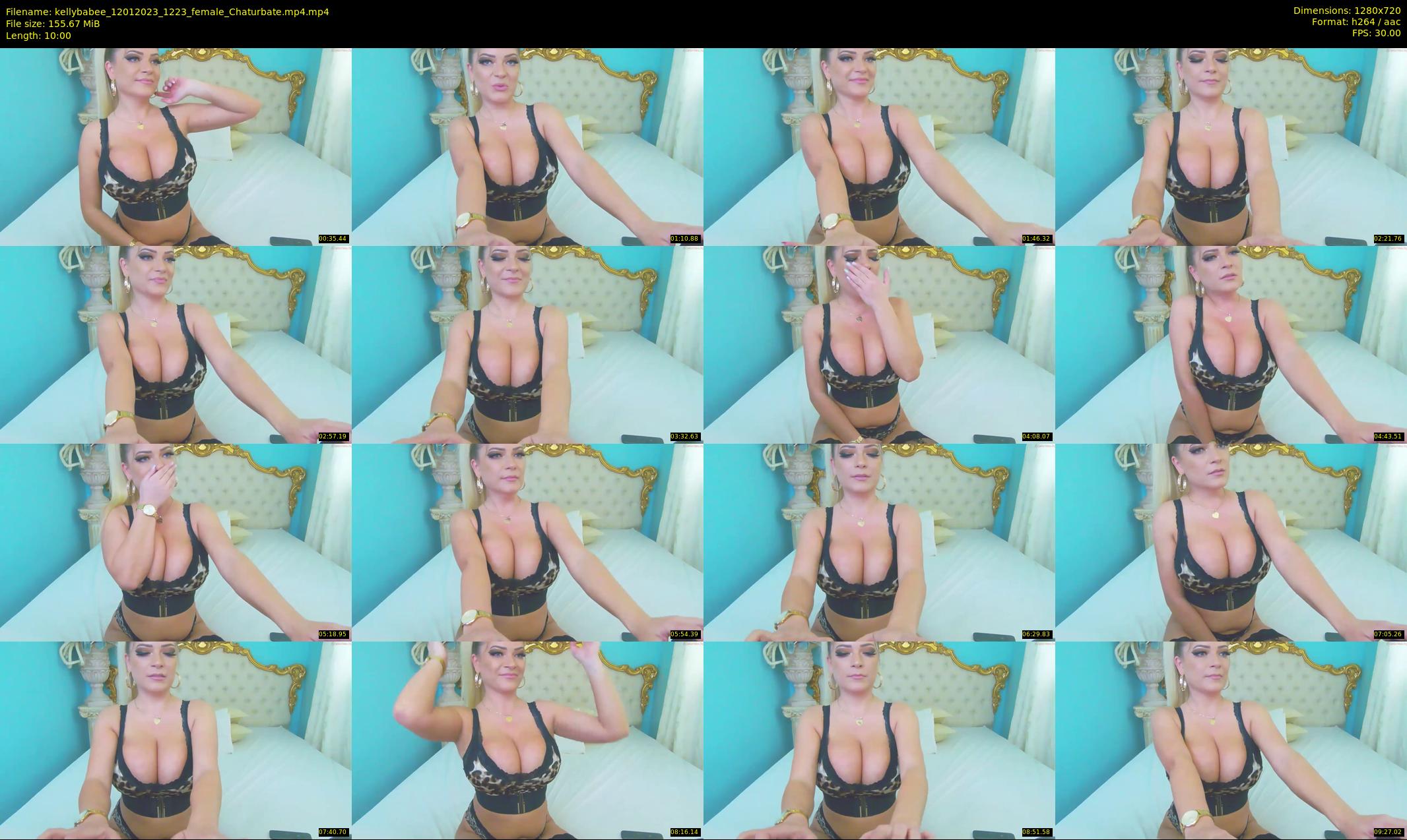 kellybabee — 10 minute Chaturbate female cam show recording, 720p, Jan 12, 2023