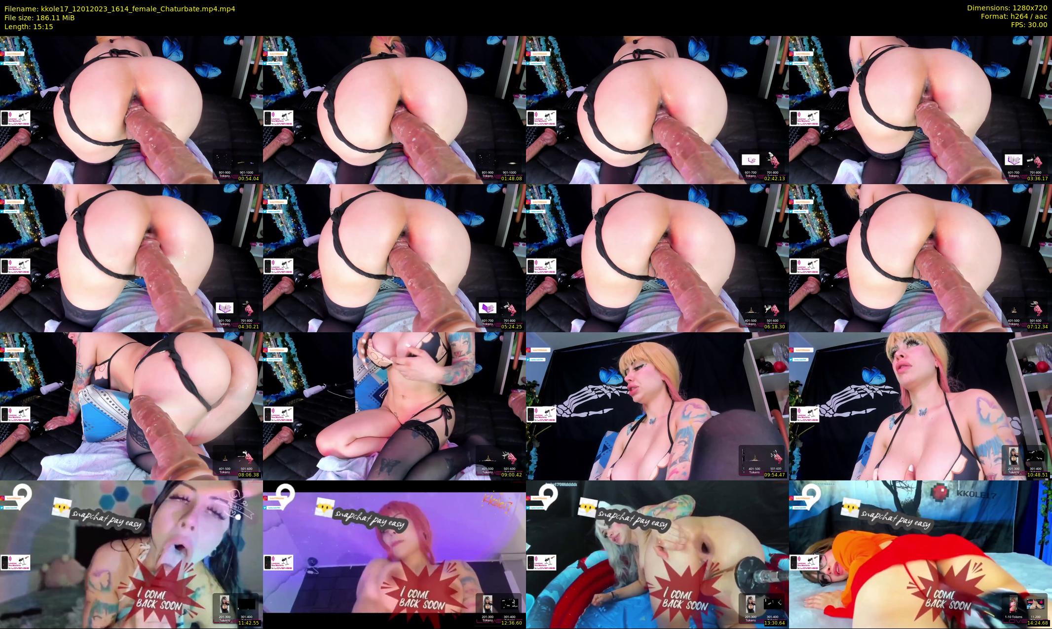 kkole17 — 16 minute Chaturbate female cam show recording, 720p, Jan 12, 2023