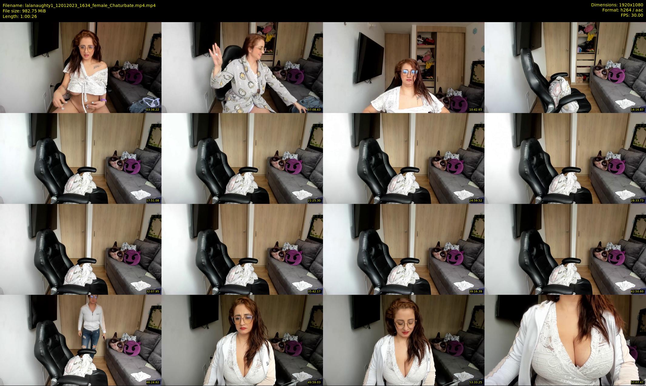 lalanaughty1 — 61 minute Chaturbate female cam show recording, 1080p, Jan 12, 2023