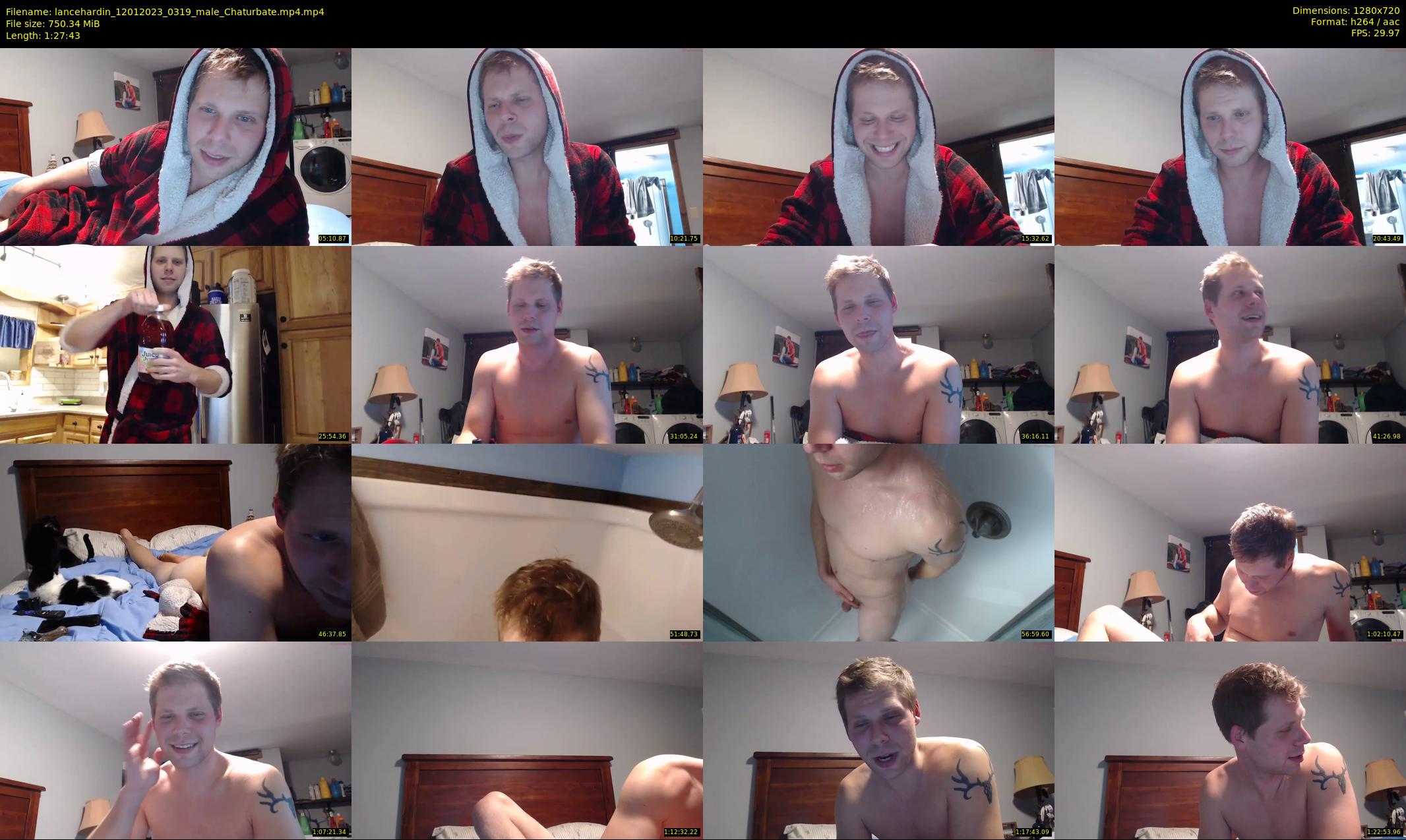 lancehardin — 88 minute Chaturbate male cam show recording, 720p, Jan 12, 2023