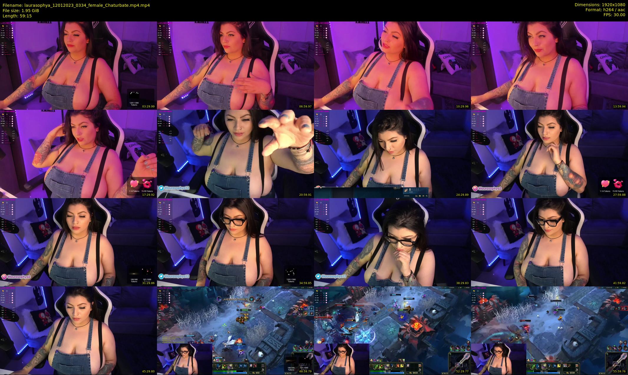 laurasophya — 60 minute Chaturbate female cam show recording, 1080p, Jan 12, 2023