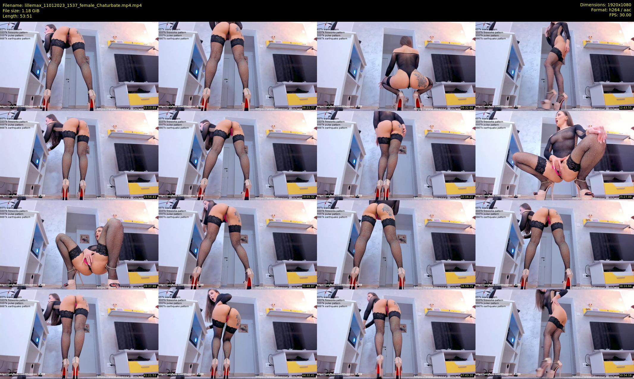 lillemax — 54 minute Chaturbate female cam show recording, 1080p, Jan 11, 2023