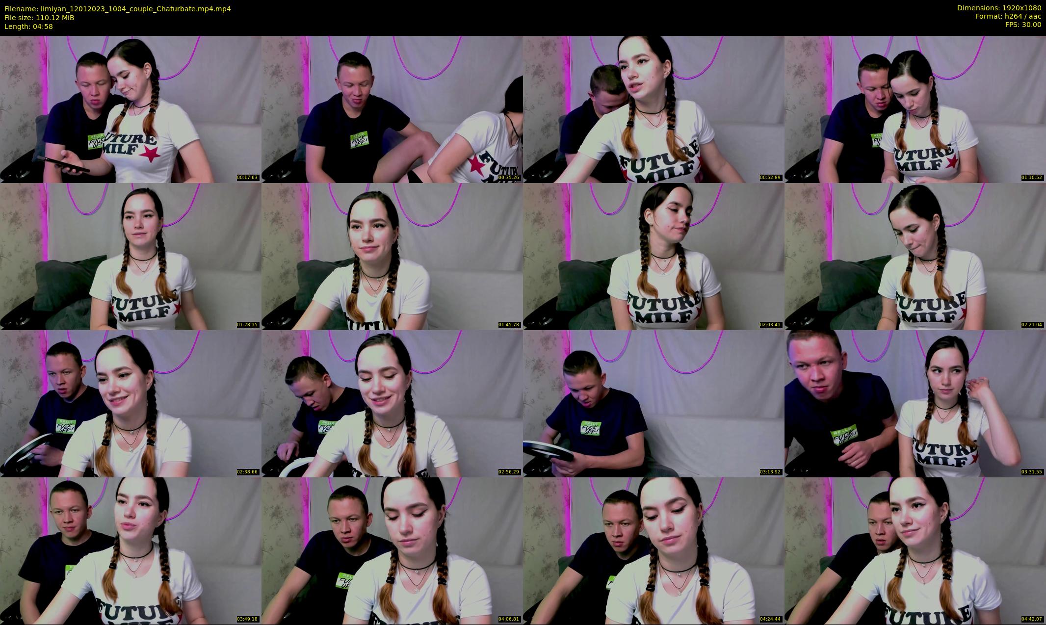 limiyan — 5 minute Chaturbate couple cam show recording, 1080p, Jan 12, 2023