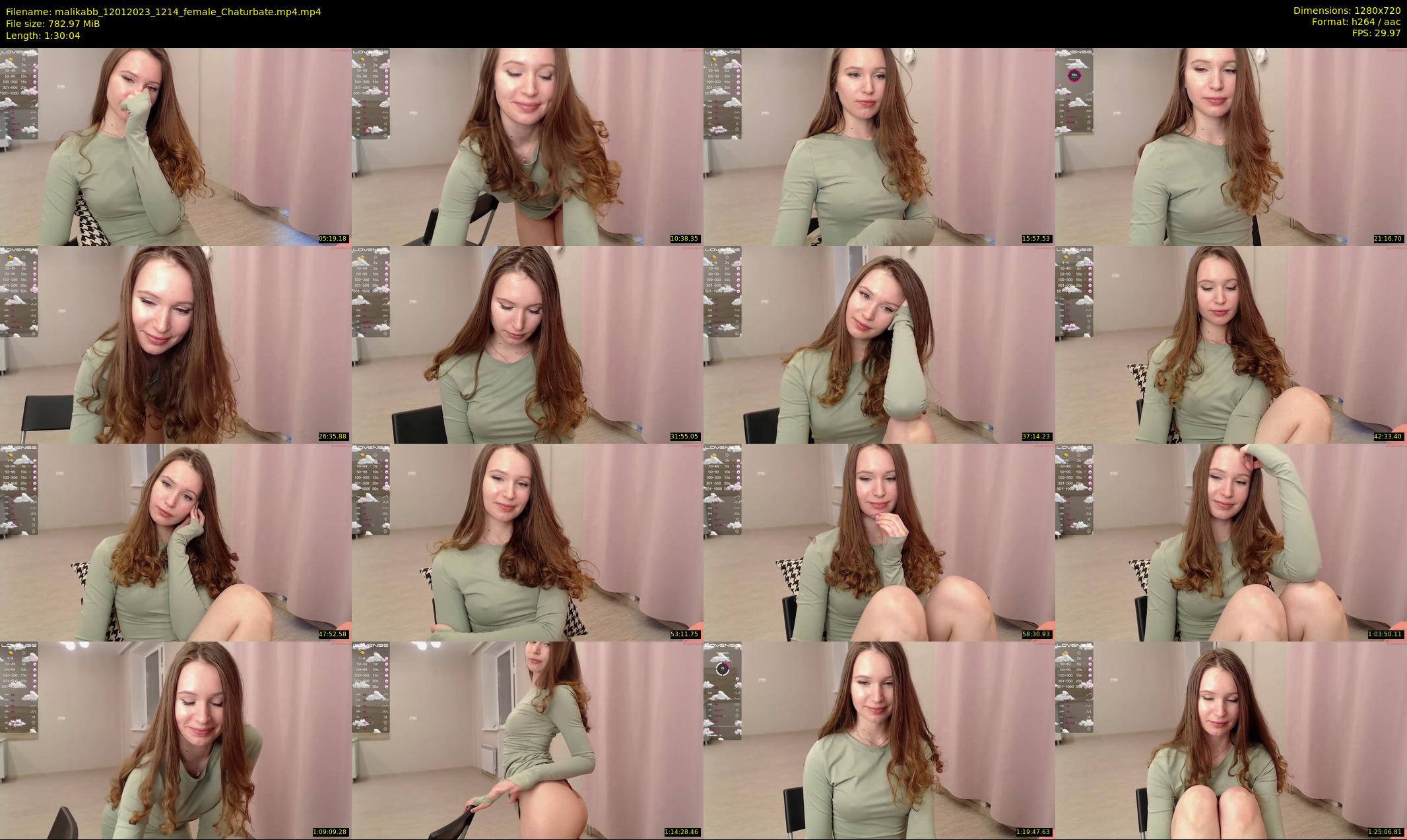 malikabb — 91 minute Chaturbate female cam show recording, 720p, Jan 12, 2023