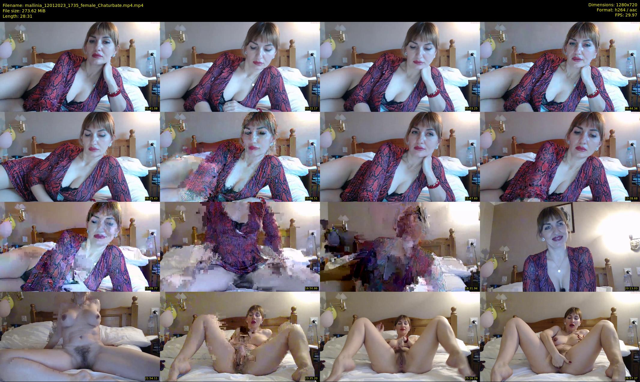 mallinia — 29 minute Chaturbate female cam show recording, 720p, Jan 12, 2023