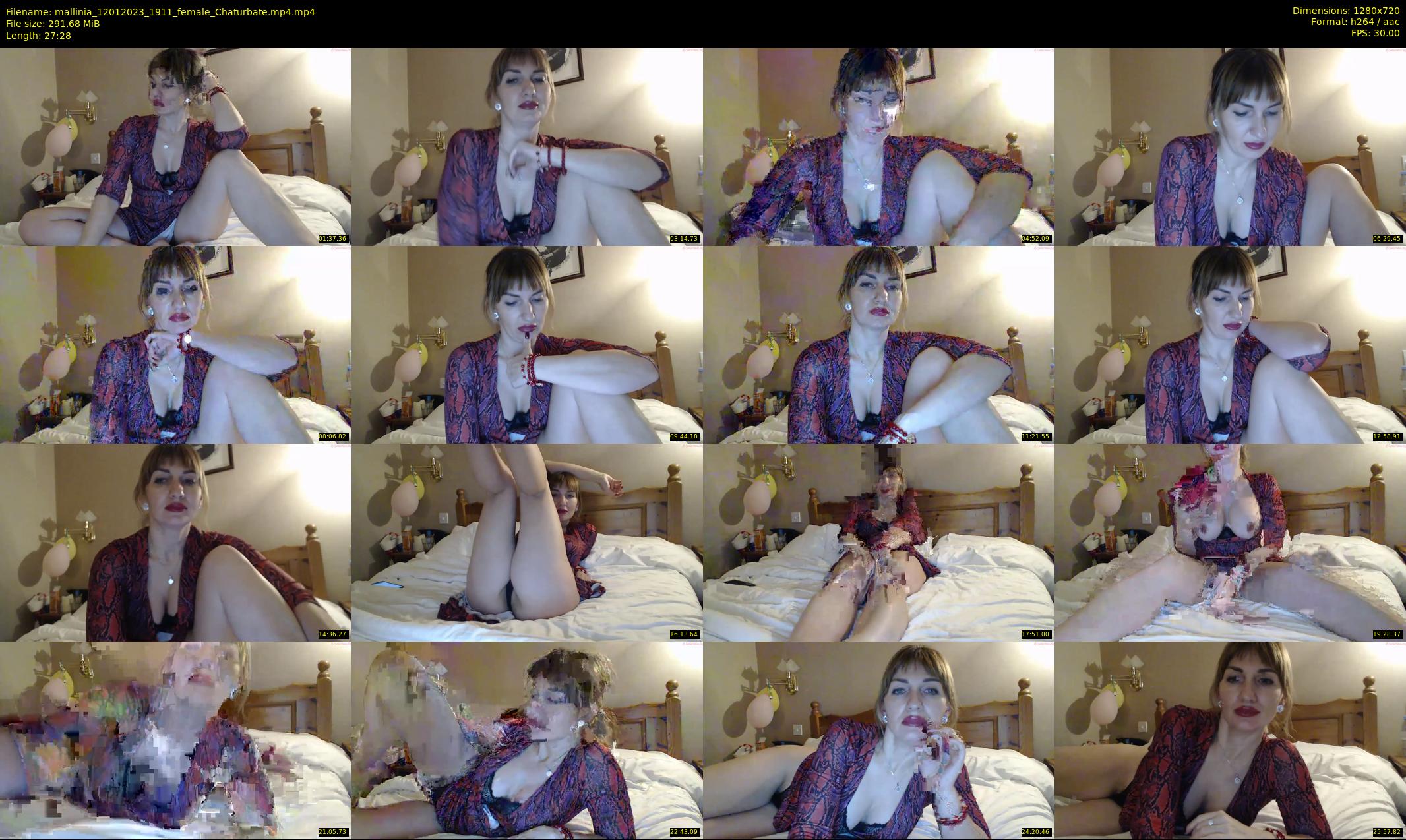 mallinia — 28 minute Chaturbate female cam show recording, 720p, Jan 12, 2023