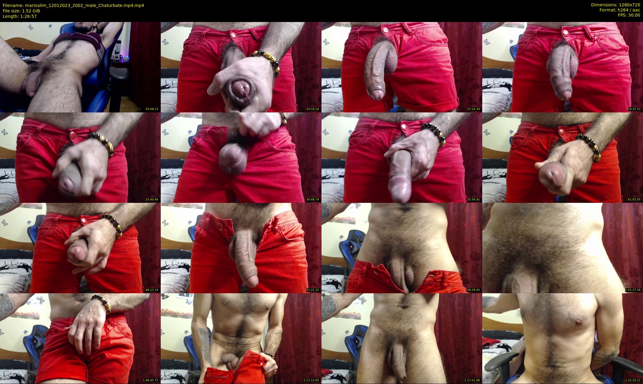 marioslim — 87 minute Chaturbate male cam show recording, 720p, Jan 12, 2023