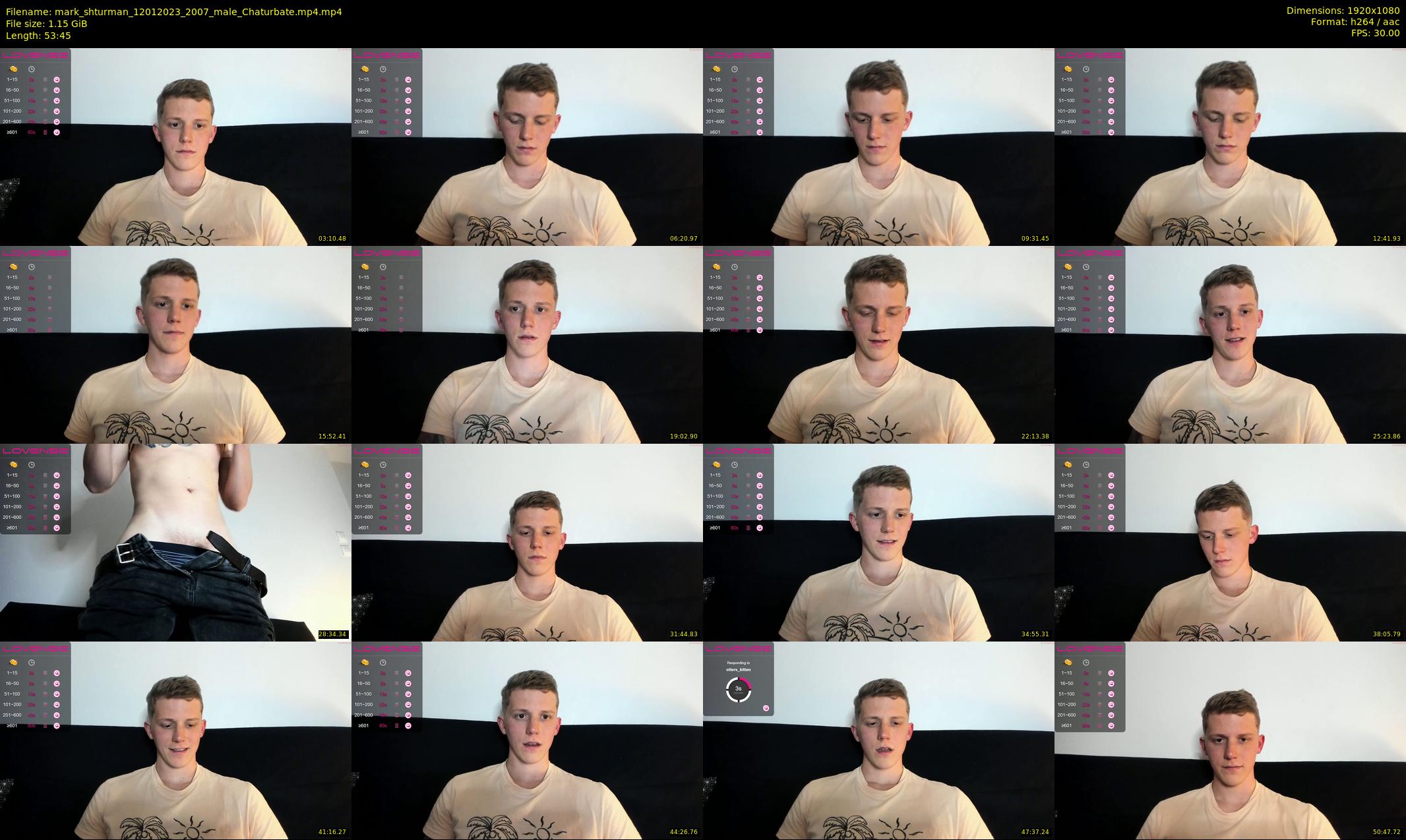 mark_shturman — 54 minute Chaturbate male cam show recording, 1080p, Jan 12, 2023