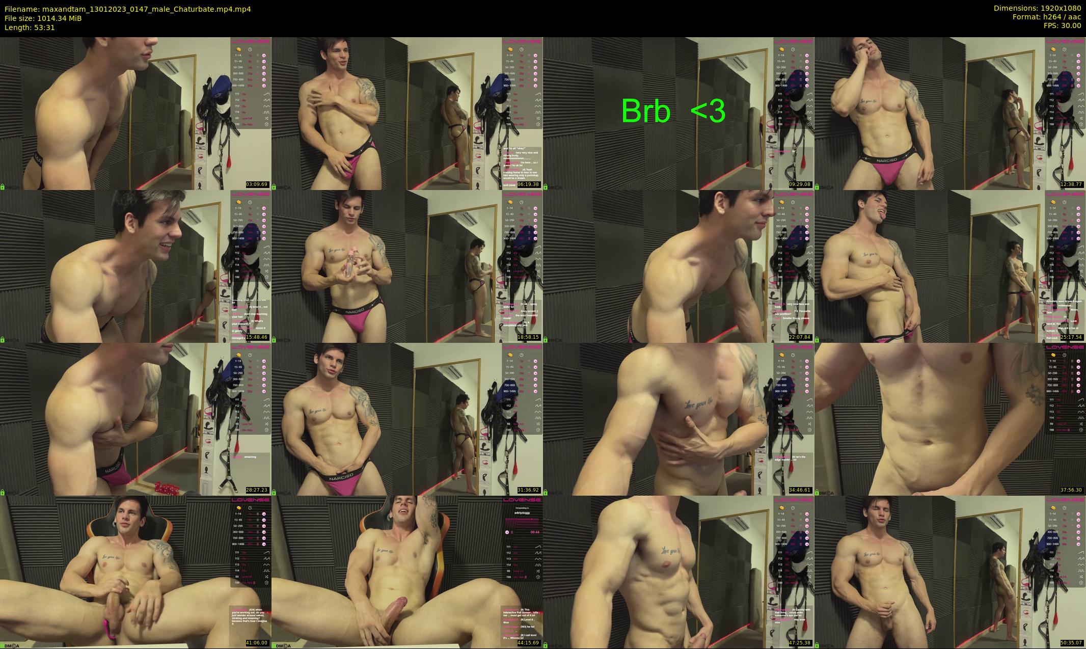 maxandtam — 54 minute Chaturbate couple cam show recording, 1080p, Jan 13, 2023