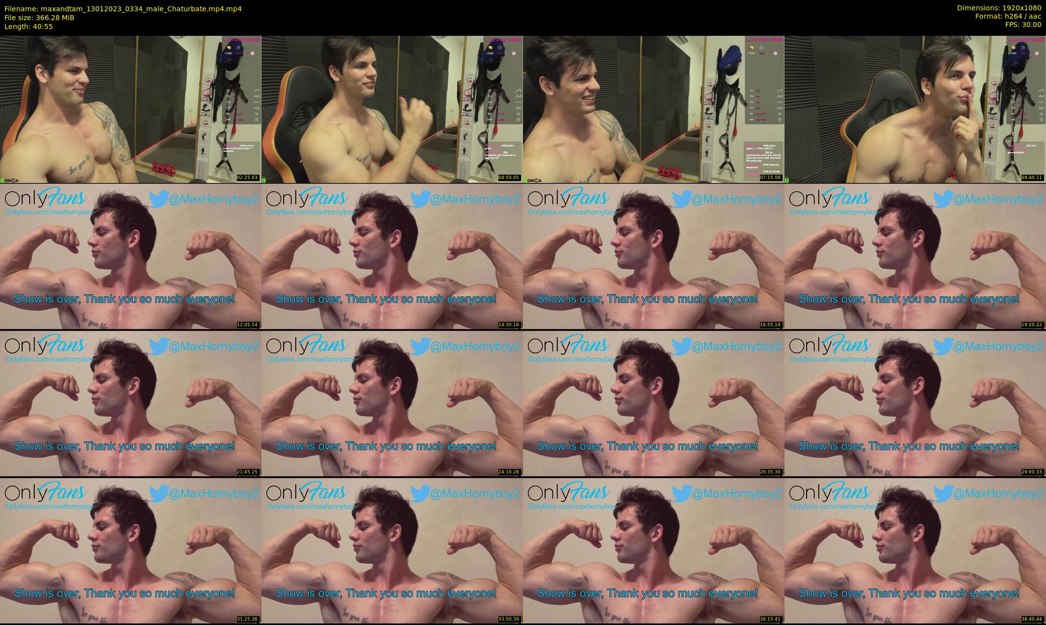 maxandtam — 41 minute Chaturbate couple cam show recording, 1080p, Jan 13, 2023