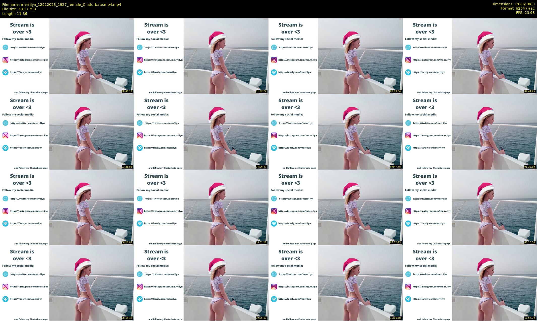 merrilyn — 12 minute Chaturbate female cam show recording, 1080p, Jan 12, 2023