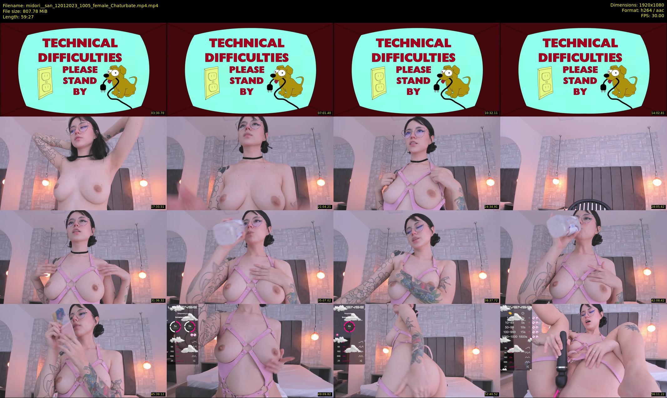 midori__san — 60 minute Chaturbate female cam show recording, 1080p, Jan 12, 2023