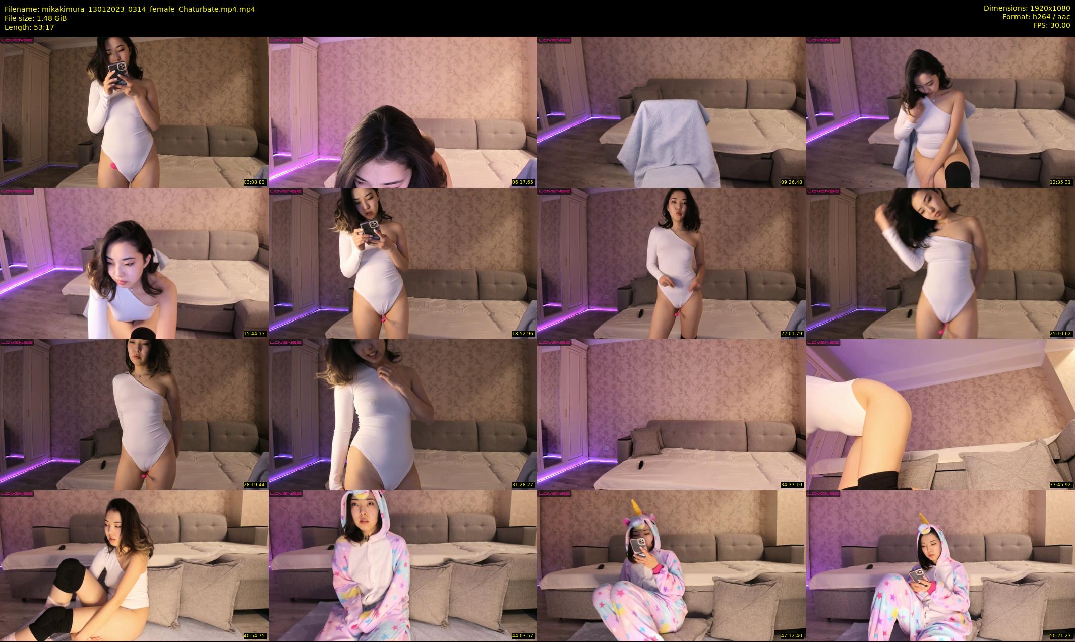 mikakimura — 54 minute Chaturbate female cam show recording, 1080p, Jan 13, 2023