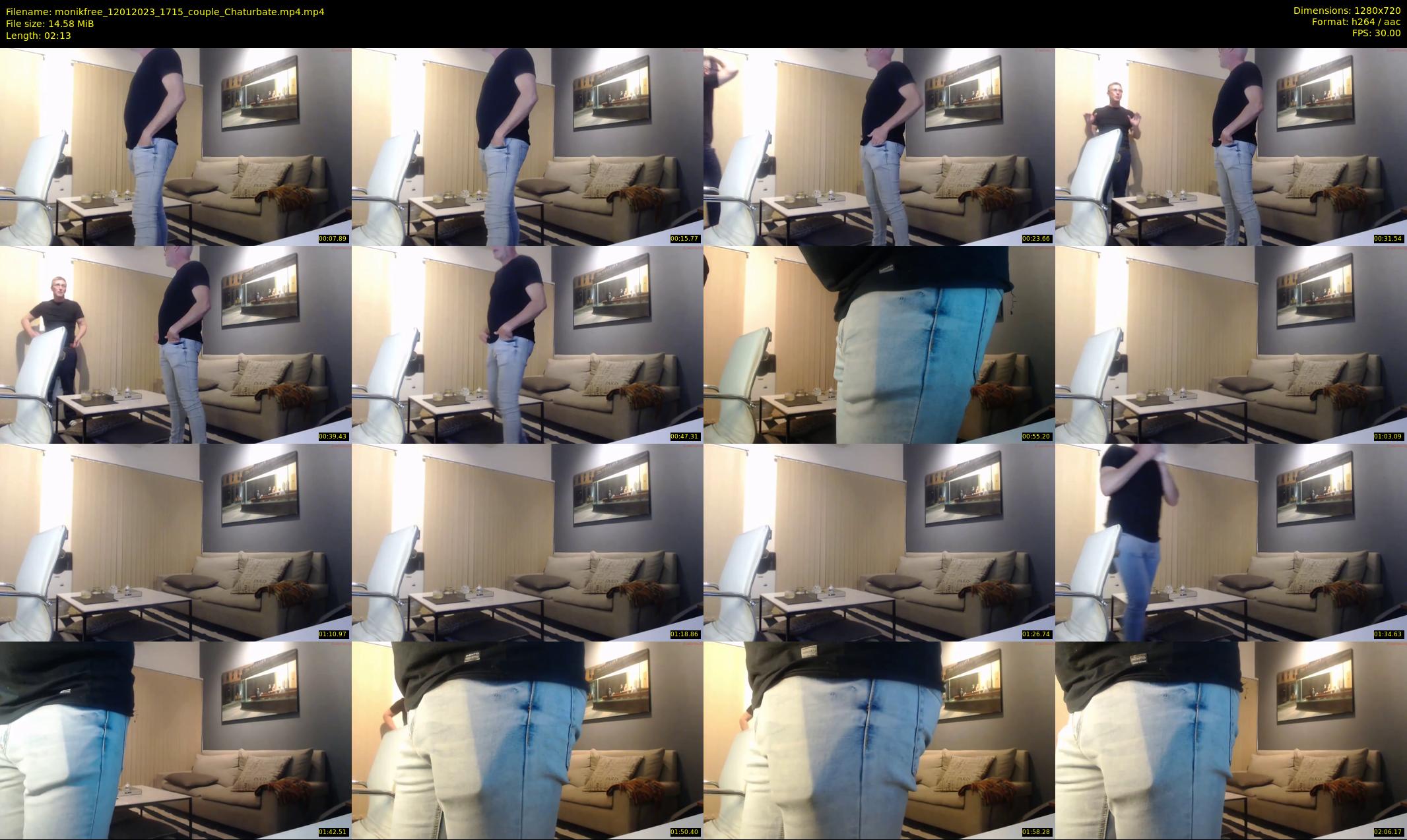monikfree — 3 minute Chaturbate couple cam show recording, 720p, Jan 12, 2023
