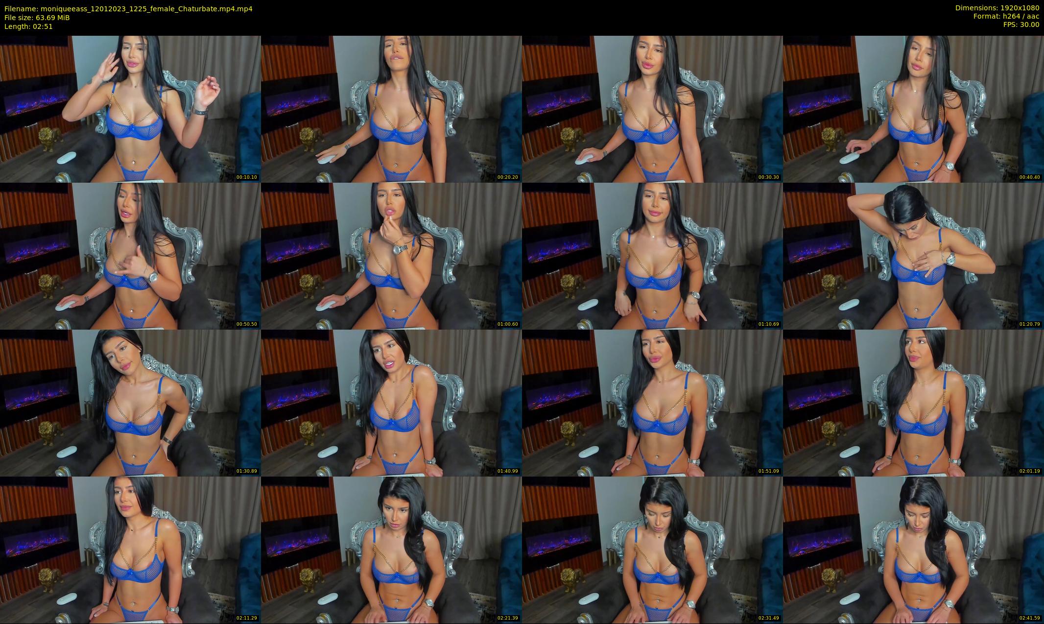 moniqueeass — 3 minute Chaturbate female cam show recording, 1080p, Jan 12, 2023