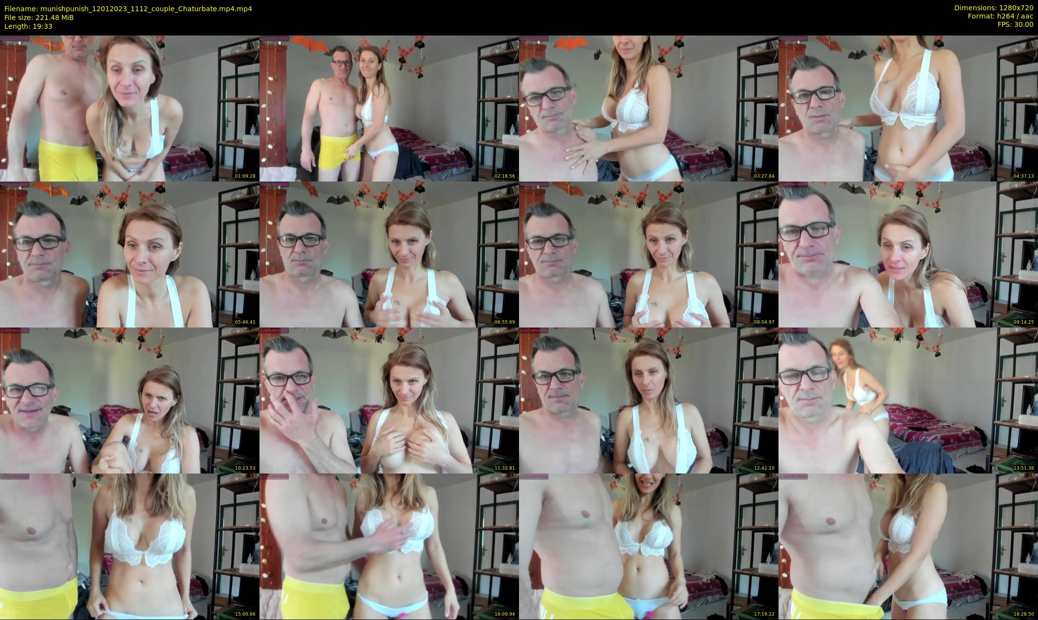munishpunish — 20 minute Chaturbate couple cam show recording, 720p, Jan 12, 2023