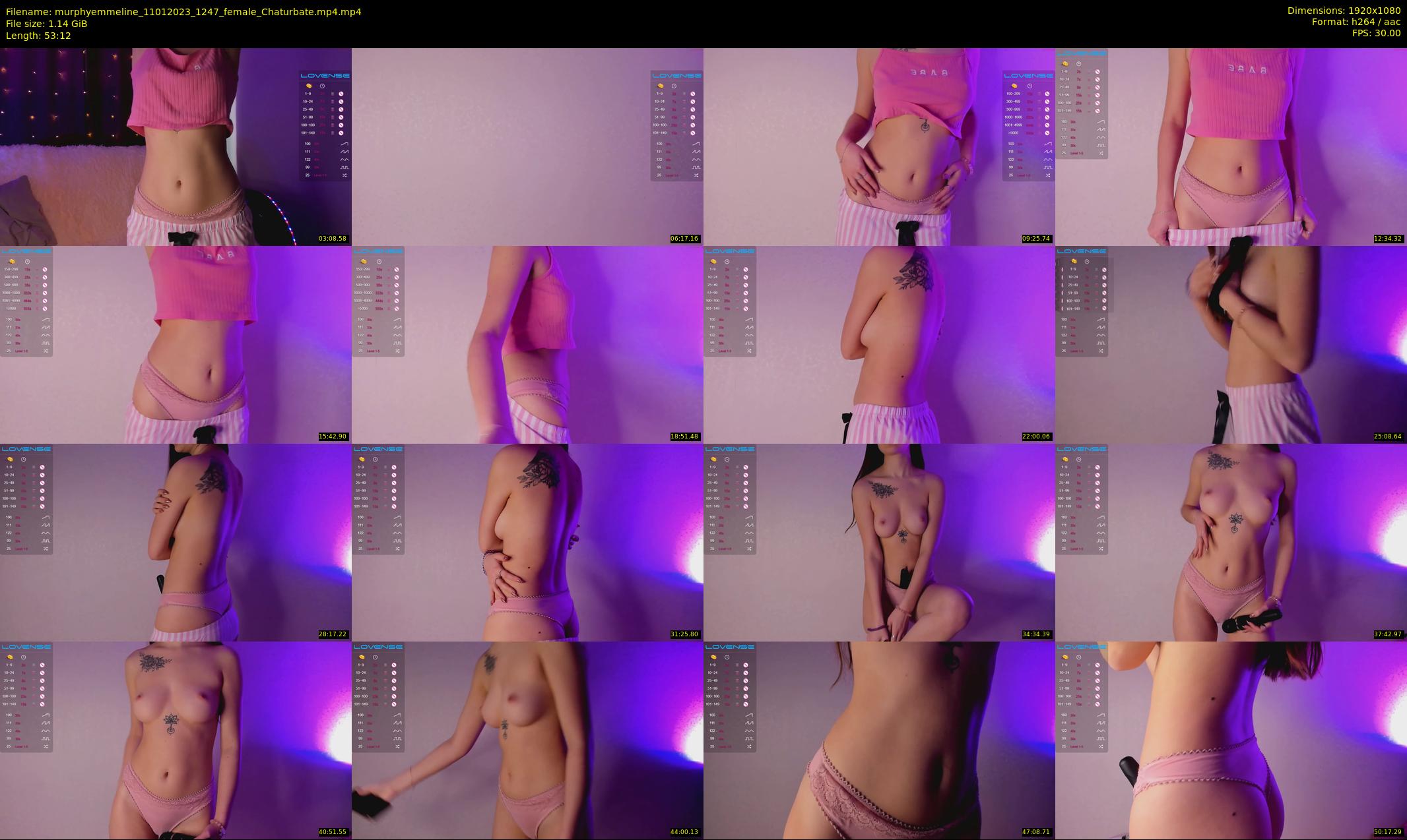 murphyemmeline — 54 minute Chaturbate female cam show recording, 1080p, Jan 11, 2023
