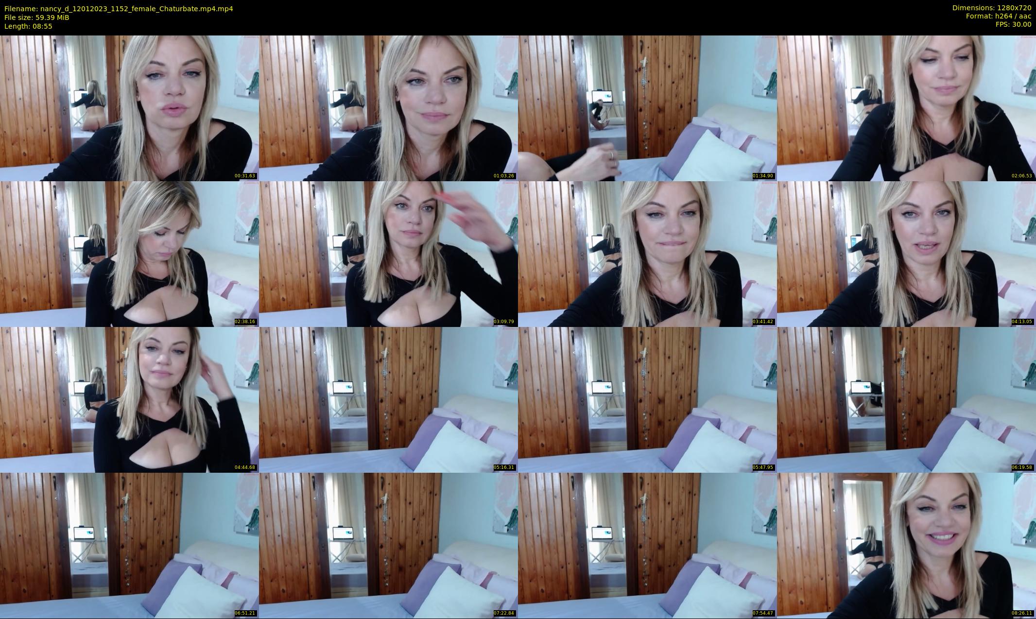 nancy_d — 9 minute Chaturbate female cam show recording, 720p, Jan 12, 2023