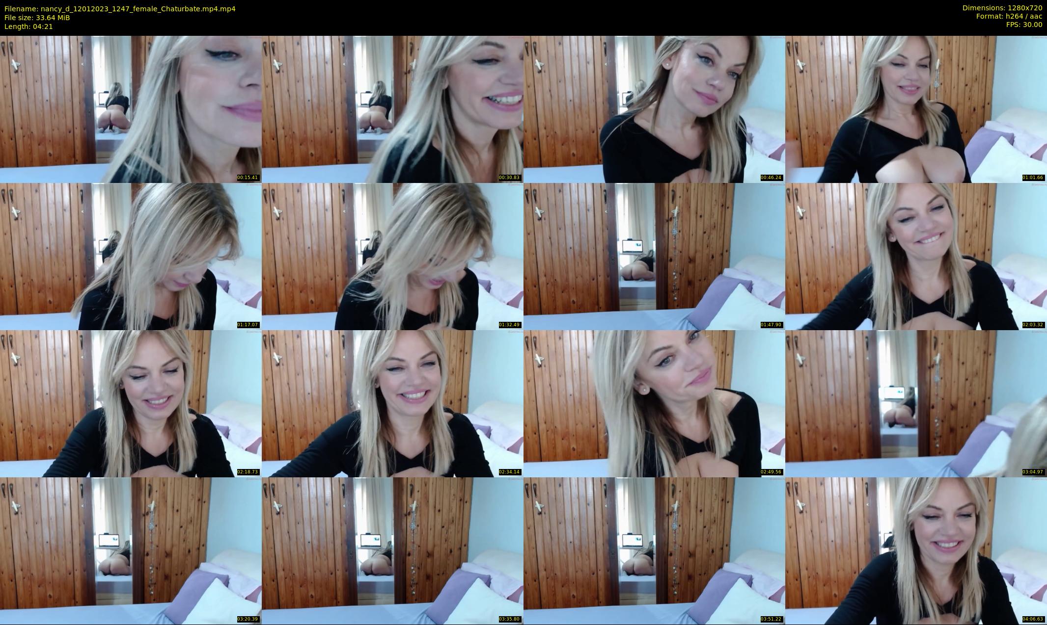 nancy_d — 5 minute Chaturbate female cam show recording, 720p, Jan 12, 2023