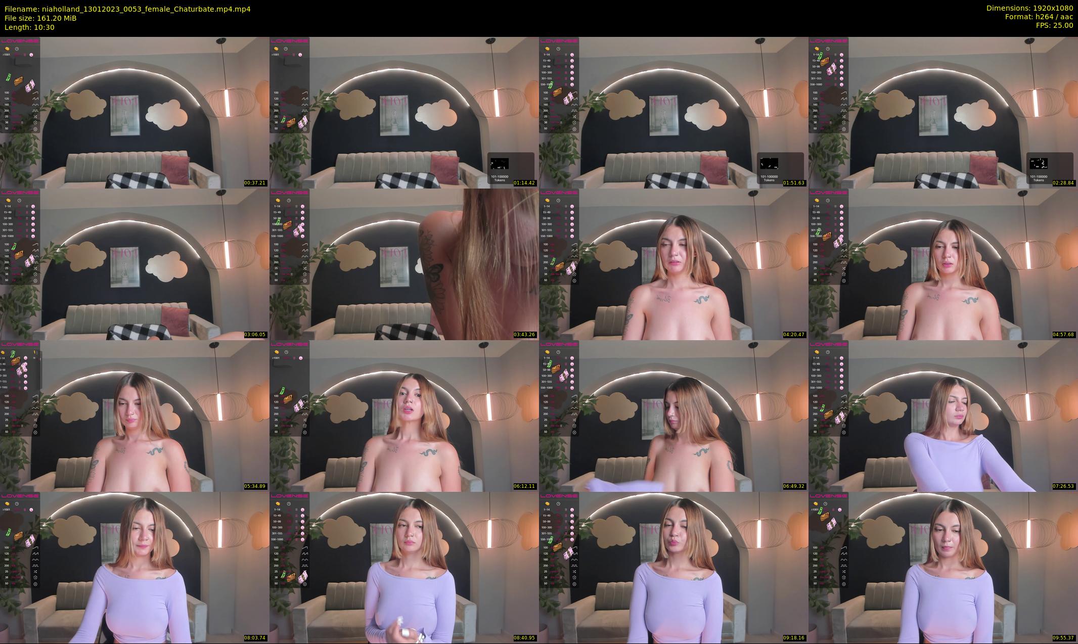 niaholland — 11 minute Chaturbate female cam show recording, 1080p, Jan 13, 2023